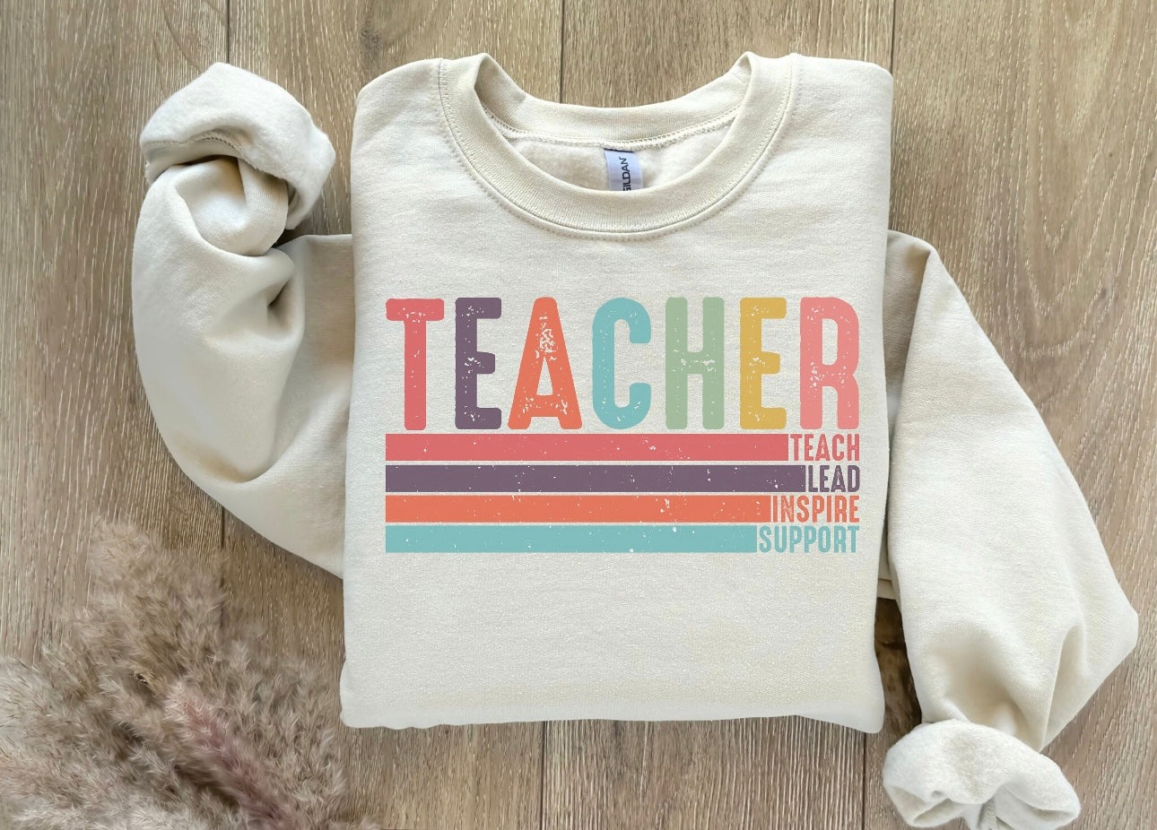 Teacher List Sand Sweatshirt