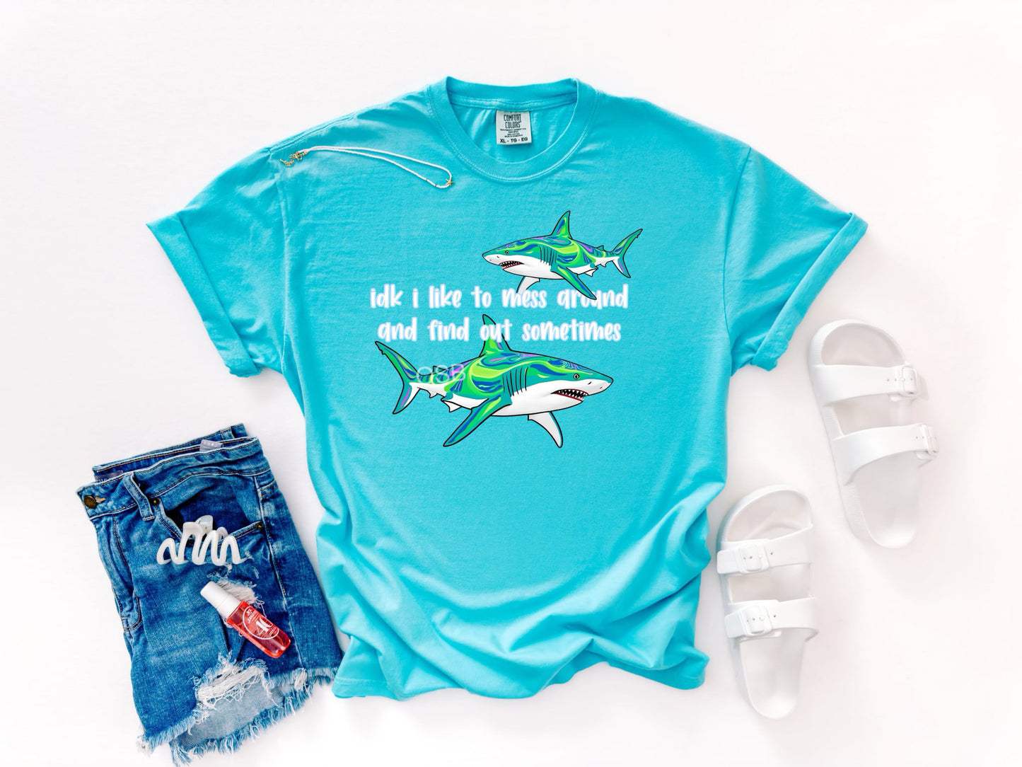 Funny Sharks Lagoon Tee
