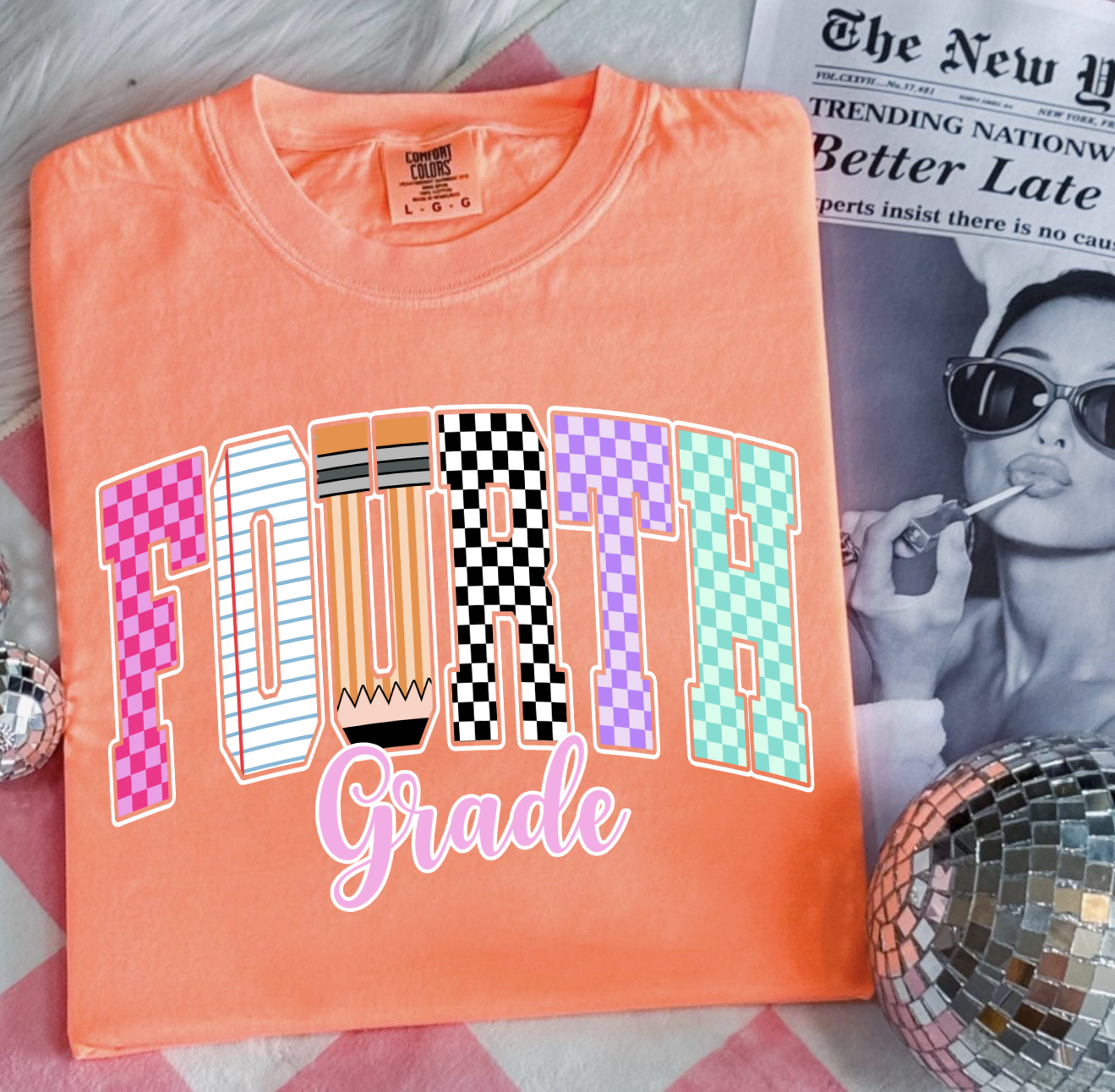 **BACK TO SCHOOL** First Day Grade Melon Tee