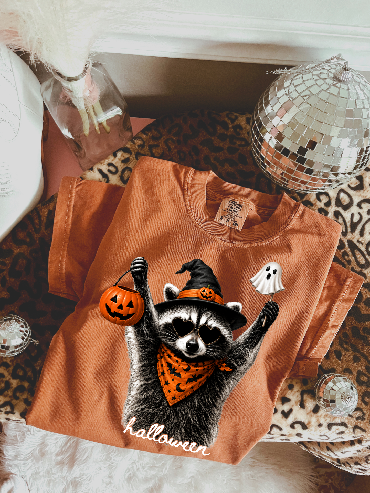 **DEAL OF THE DAY** Halloween Raccoon Yam Tee