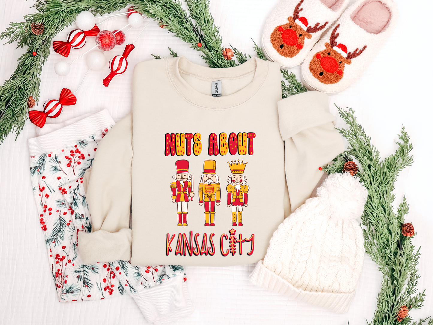 **HALFTIME DEAL** Nuts About Kansas City Sand Sweatshirt