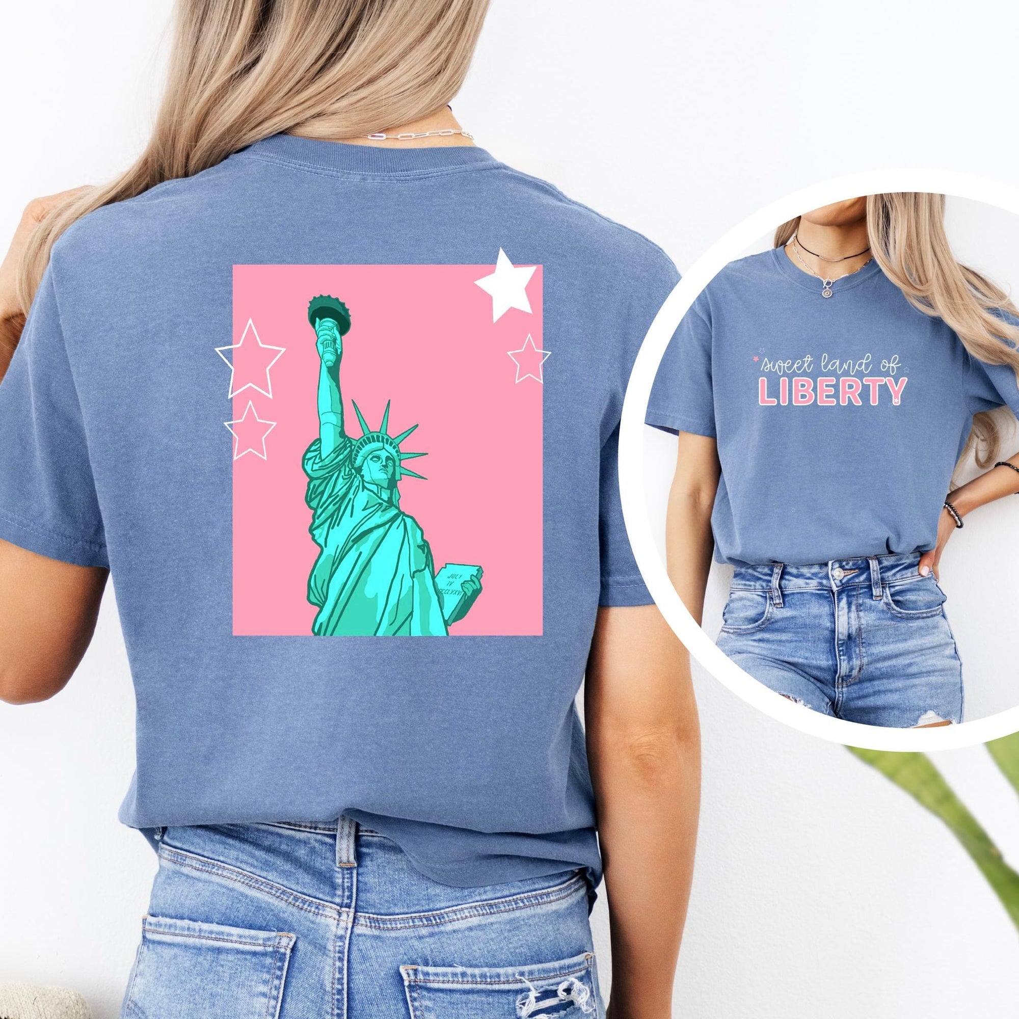 Front + Back Sweet Land Of Liberty Tee