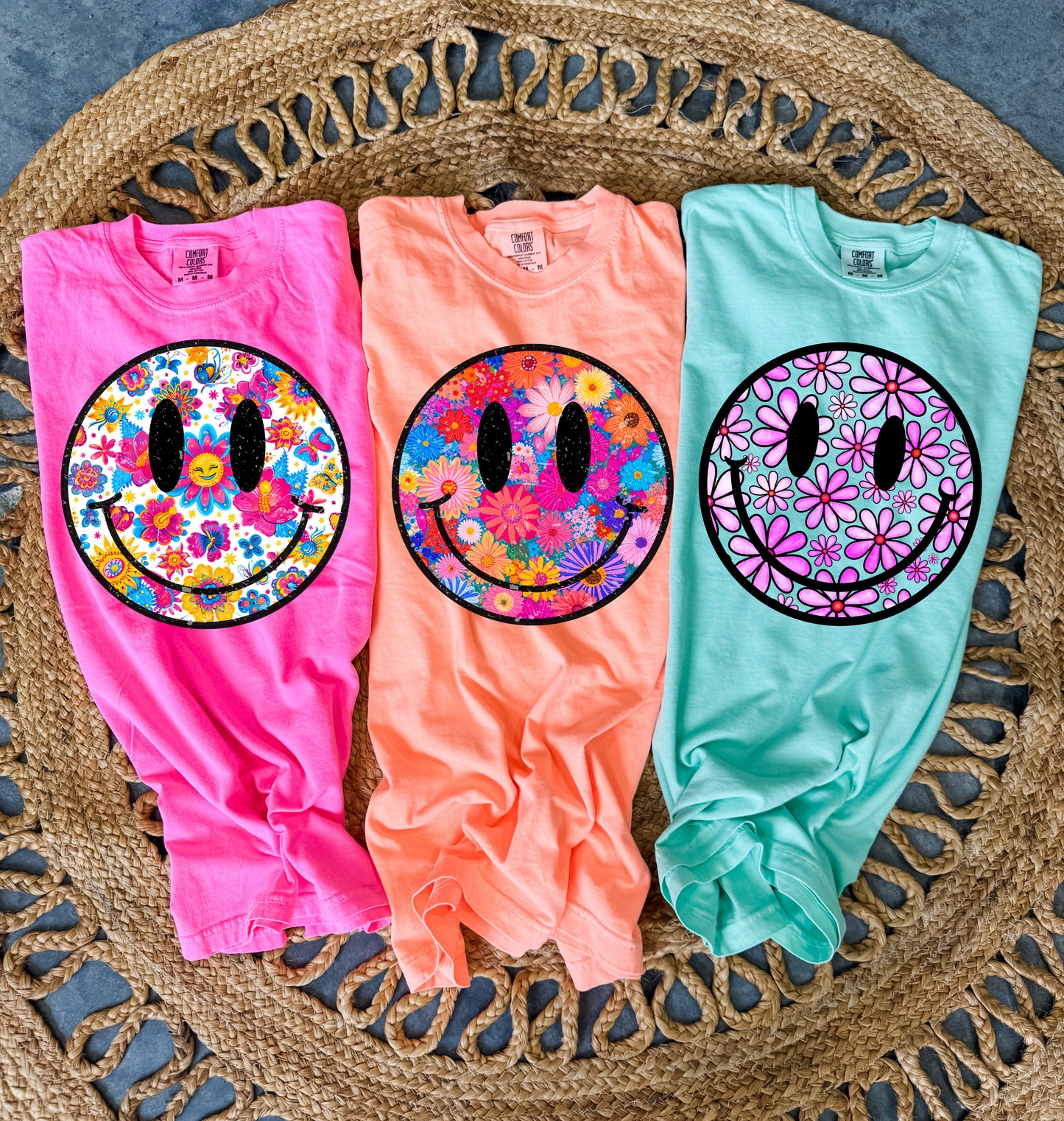 Floral Smiley Color Option