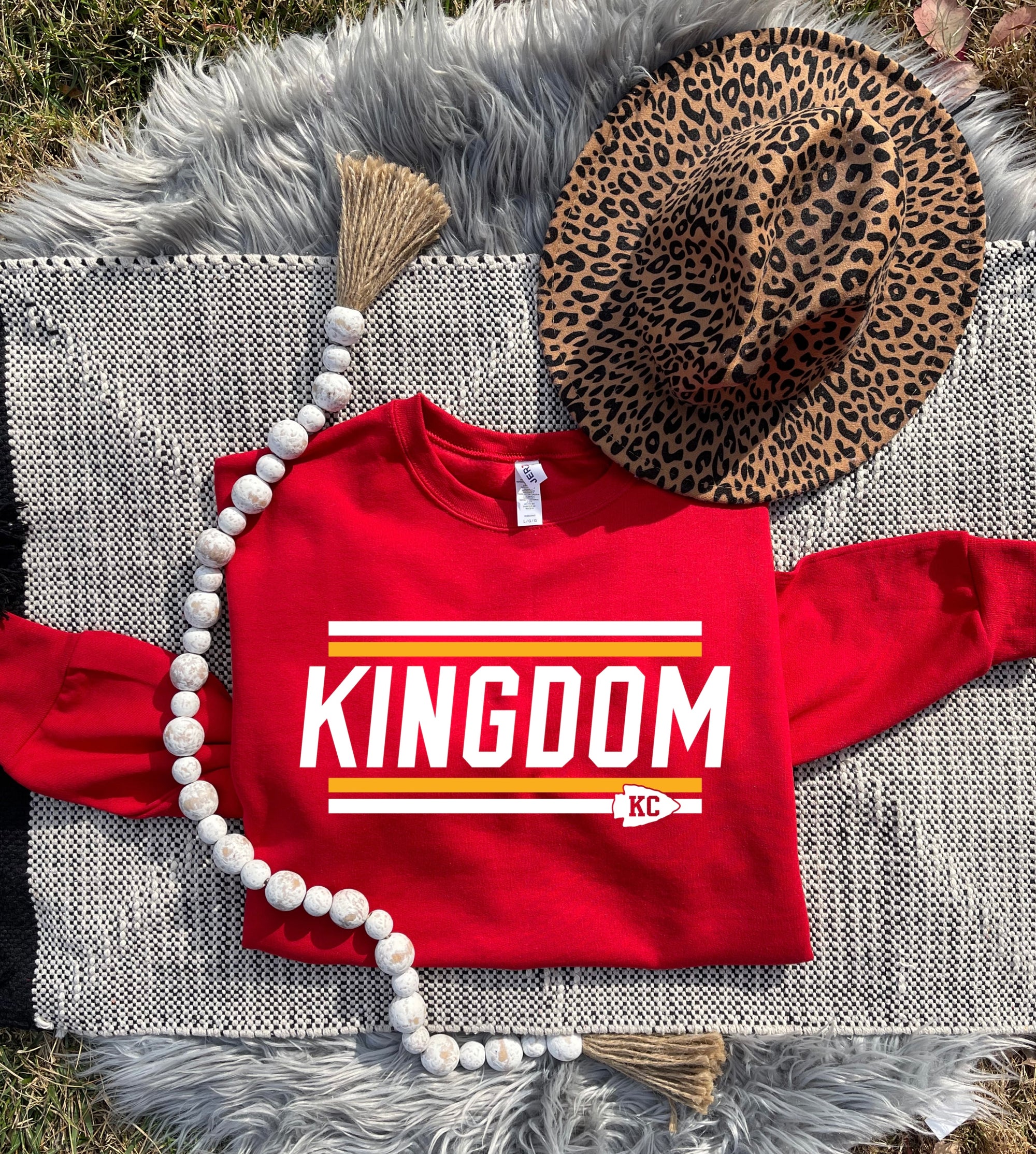 Kingdom Lines KC Arrowhead Red Sweatshirt