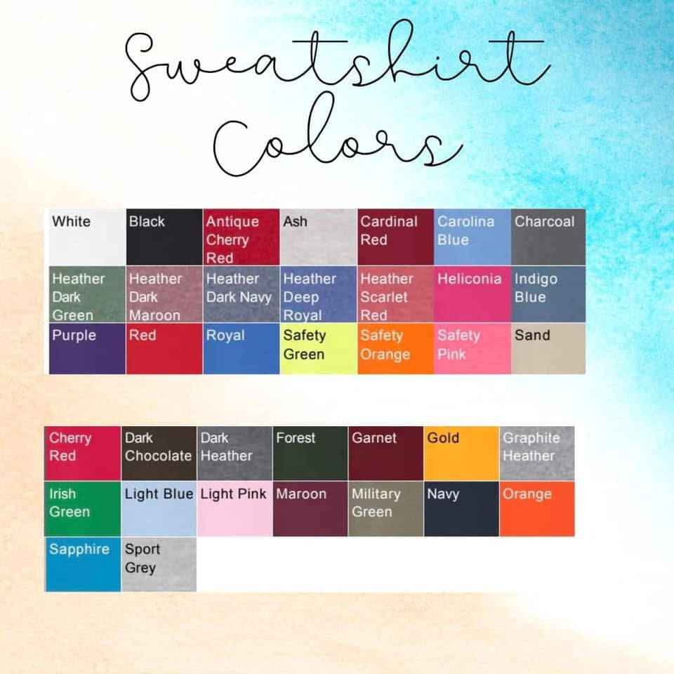 CUSTOM** I Wear My Heart On My Sleeve Sweatshirt