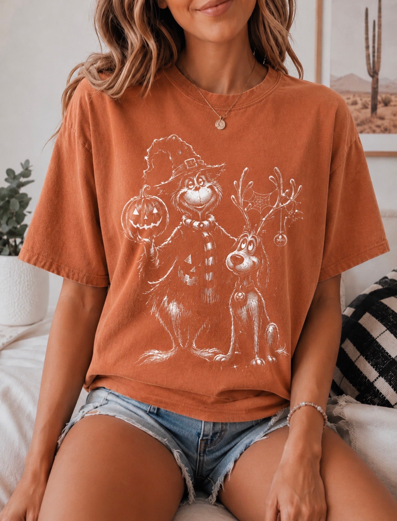 **DEAL OF THE DAY** Halloween Reindeer Yam Tee