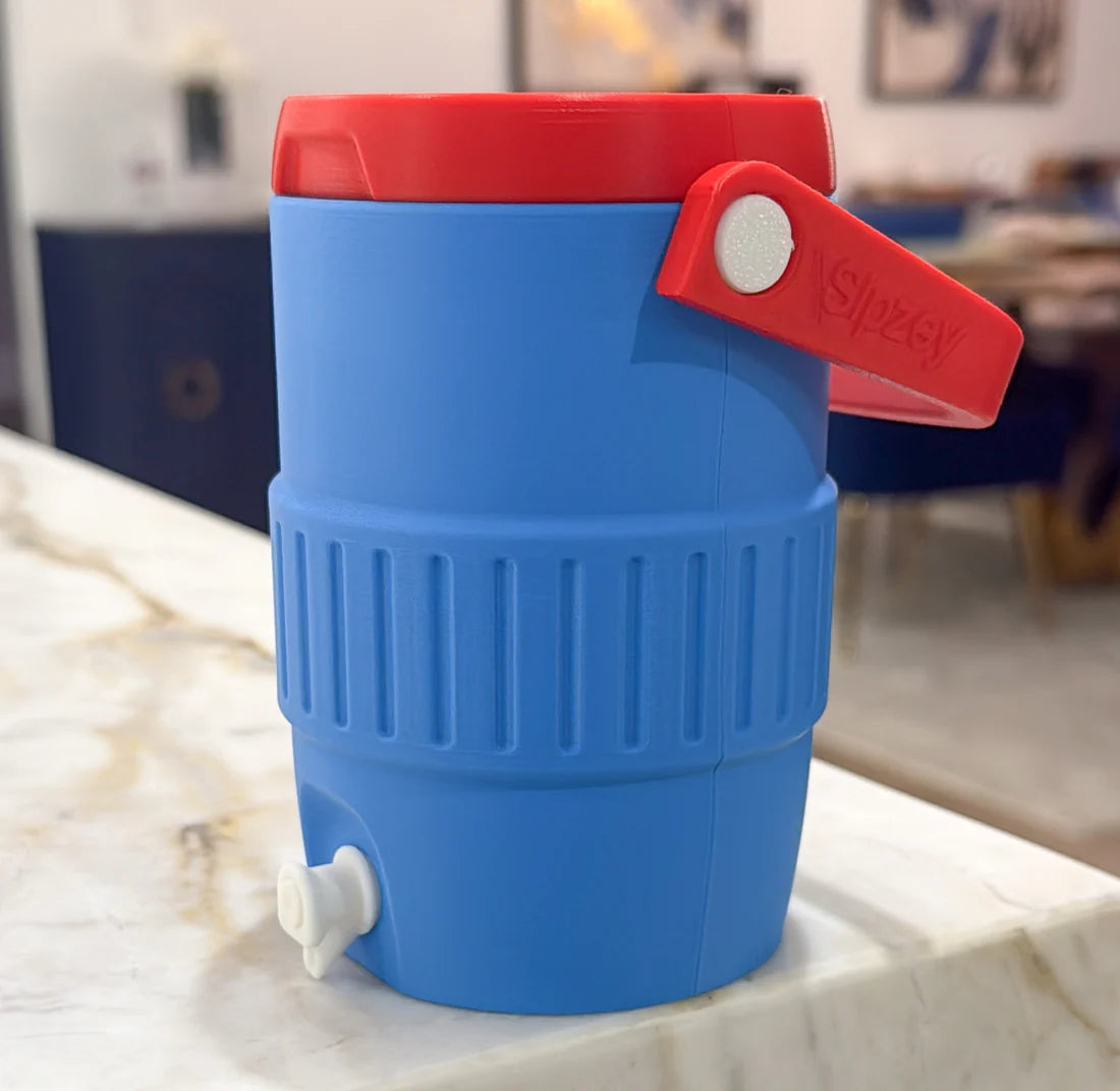 **PREORDER** Blue Retro Jug Cooler Can Holder