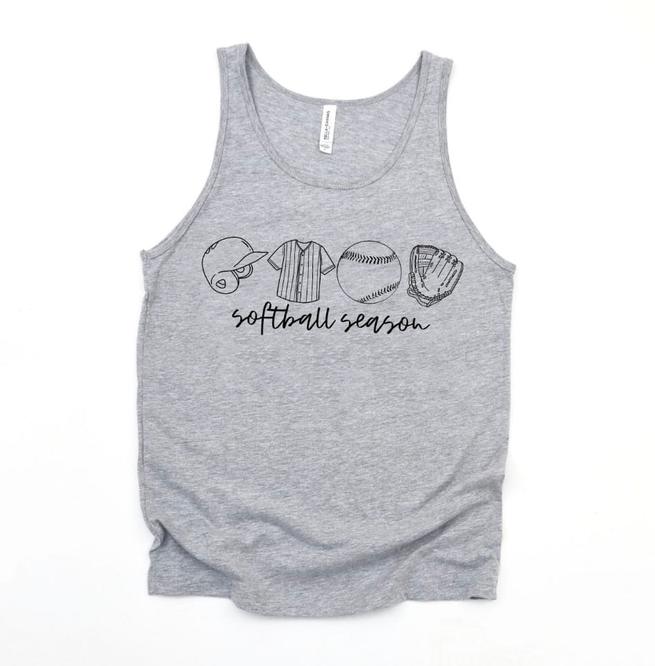 **DEAL PRICE** Softball Season Script Words Option