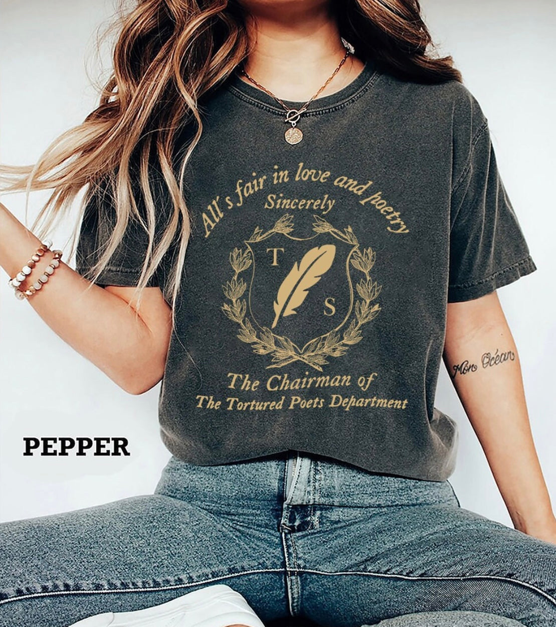 Love & Poetry Sincerely Pepper Tee
