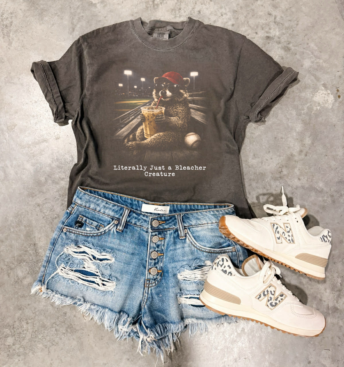 Raccoon & Iced Coffee Pepper Tee