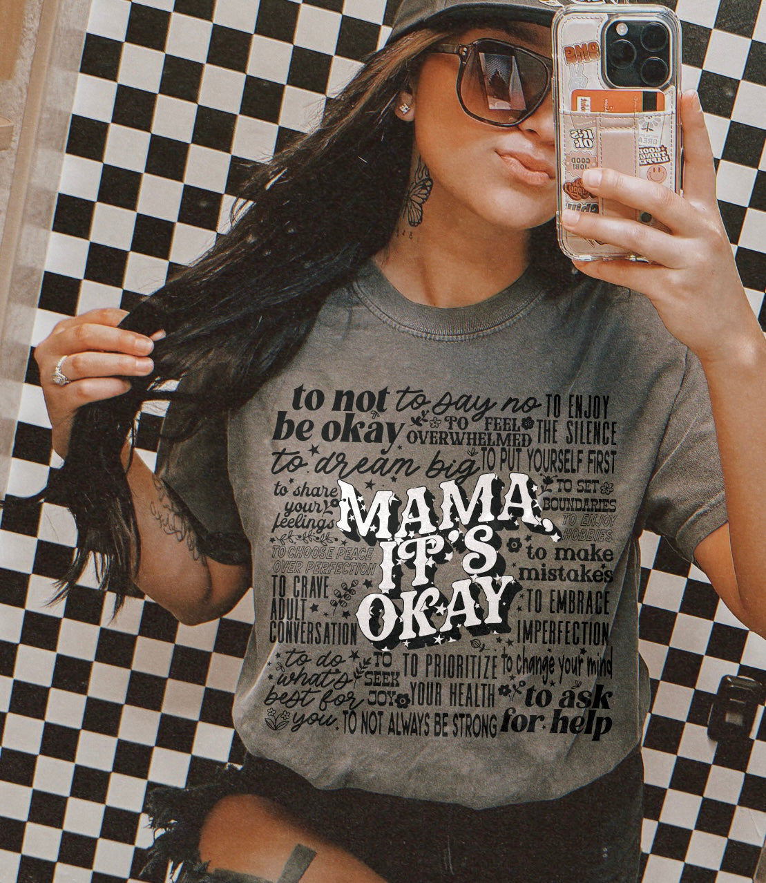 Mama It’s Okay Pepper Tee