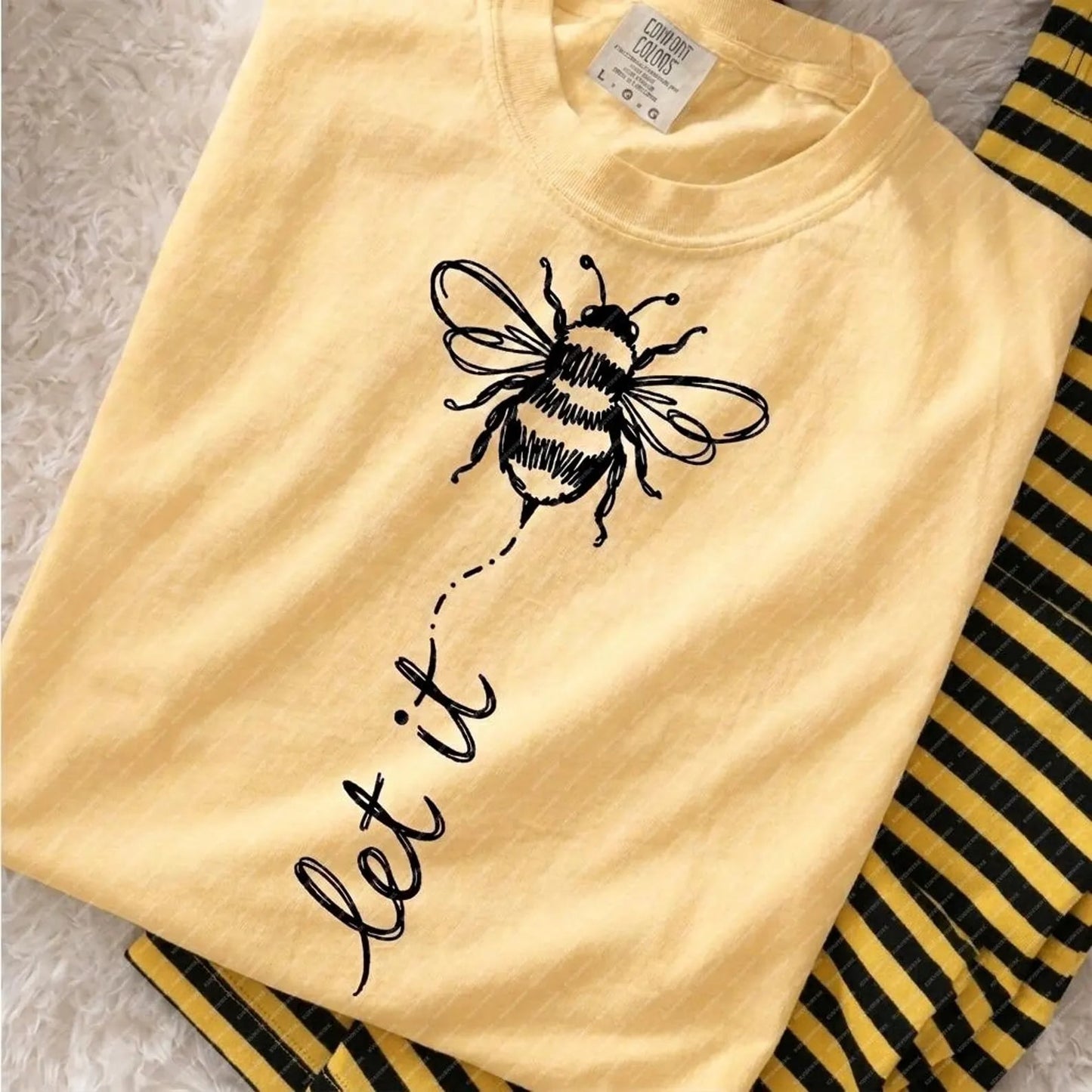 Let It Bee Banana Tee