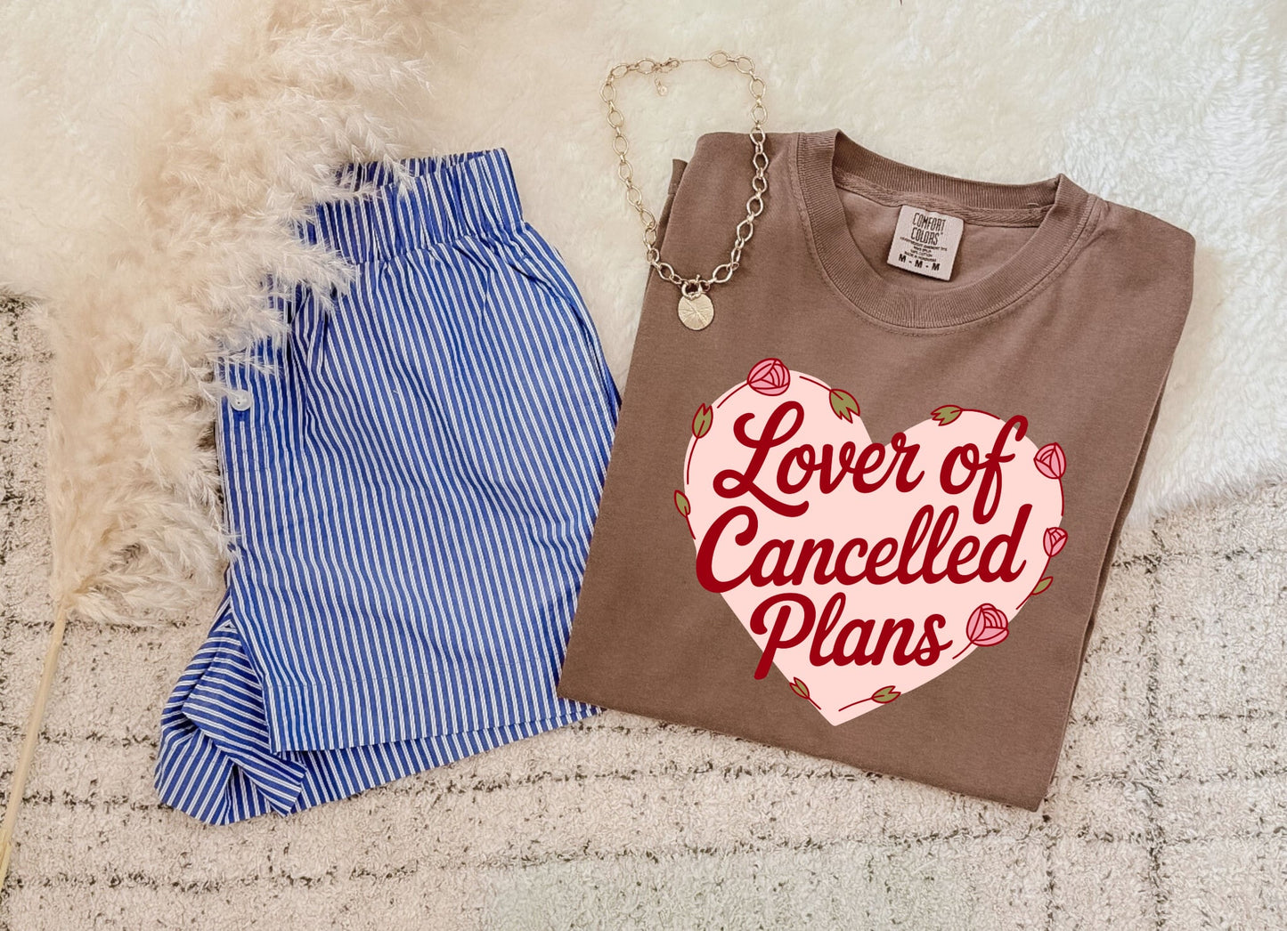 Lover Of Cancelled Plans Espresso Tee