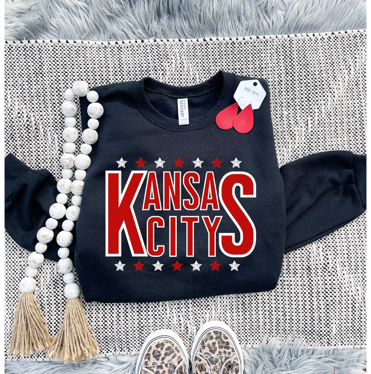 Kansas City Bold Stars Black Sweatshirt