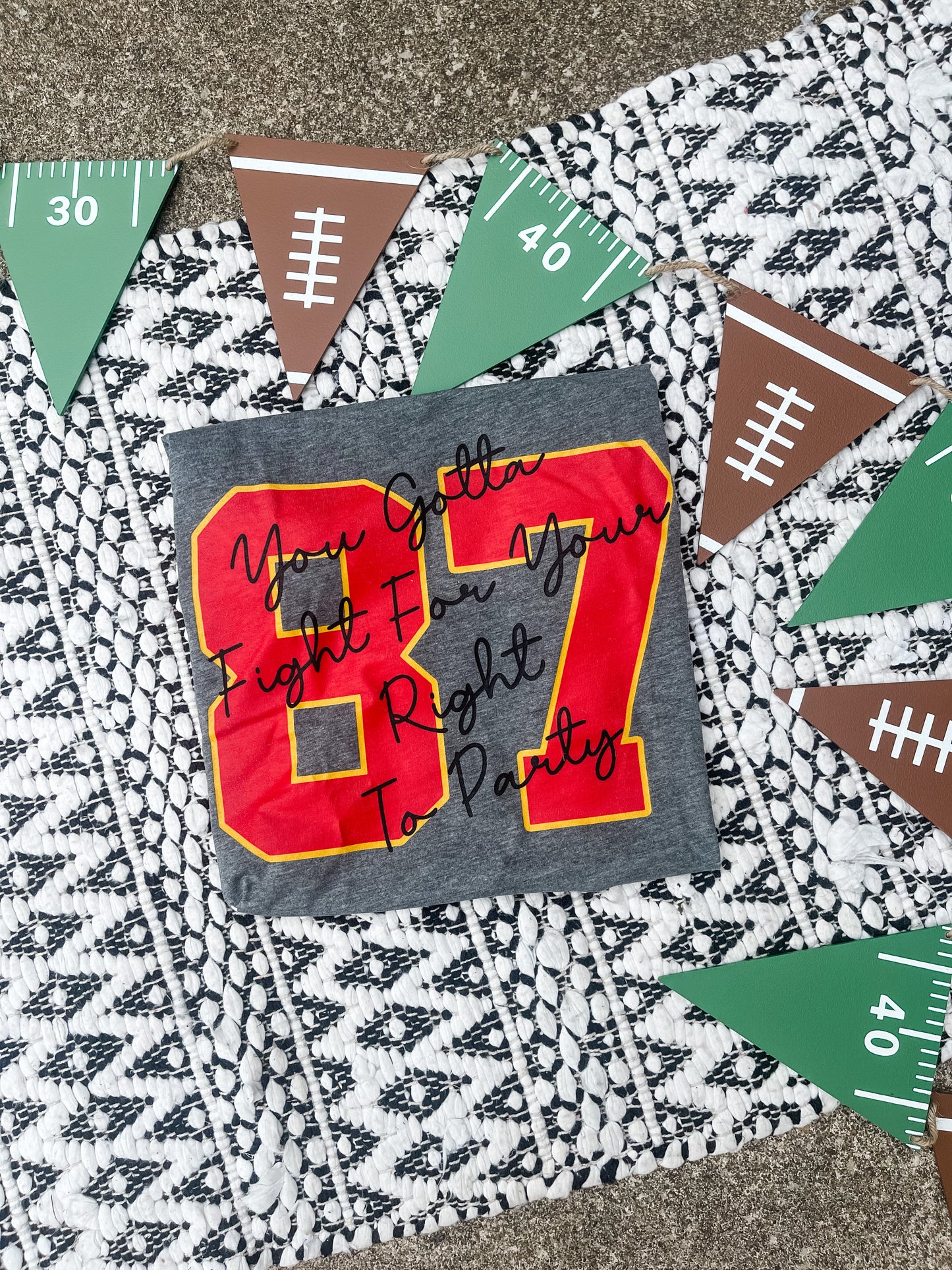 87 Fight For Your Right Charcoal Tee