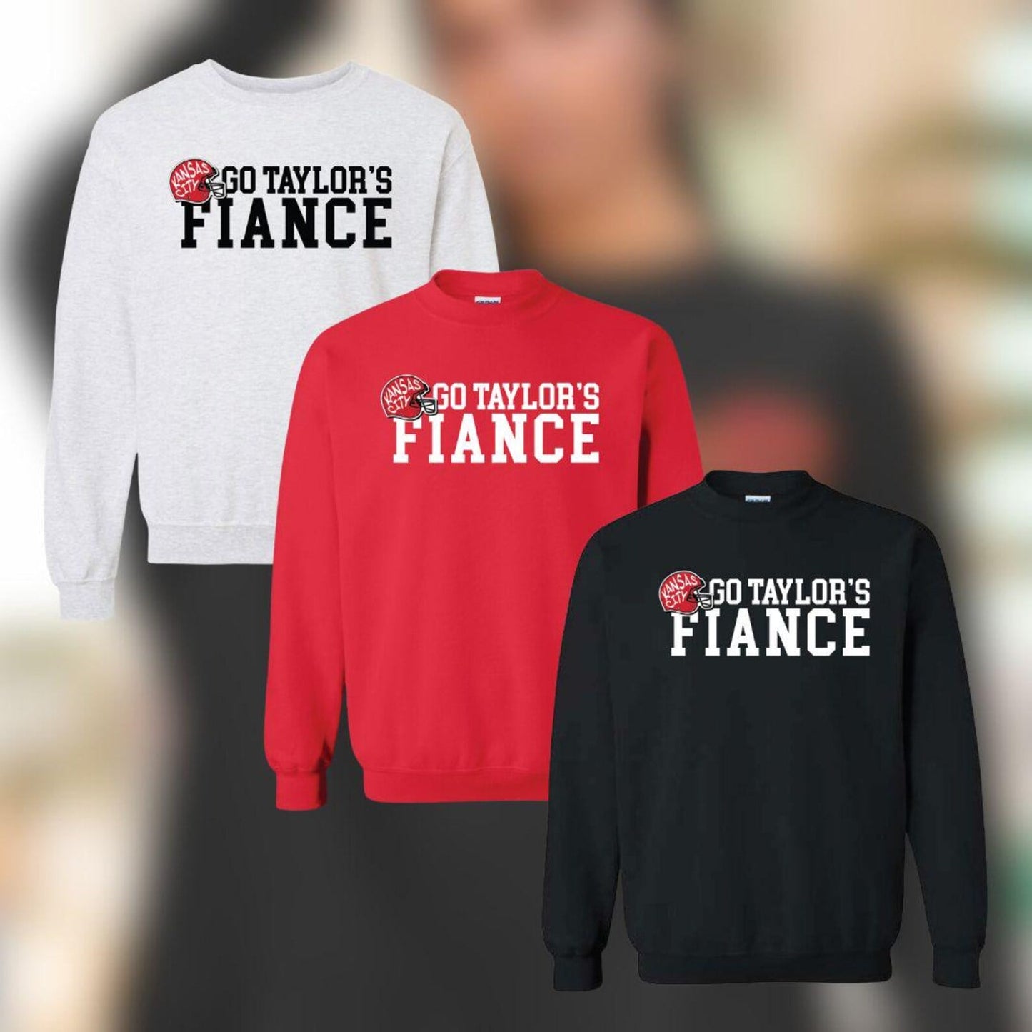 KC Helmet Go Taylor’s Fiance Sweatshirt Color Options