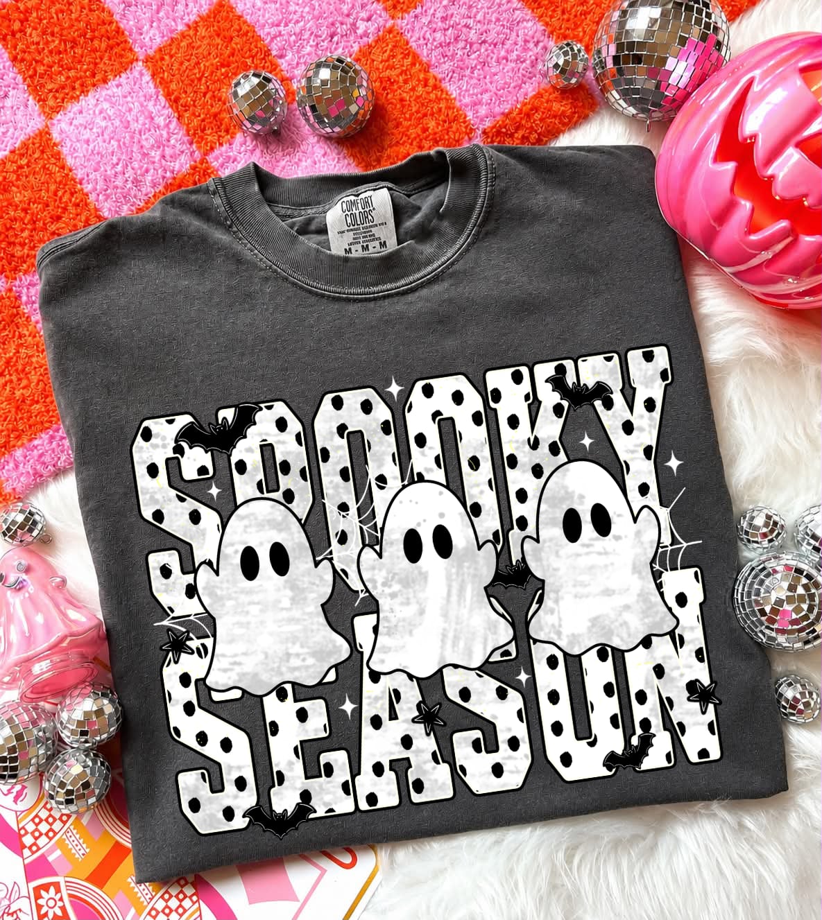 Polka Dot Spooky Season Pepper Tee