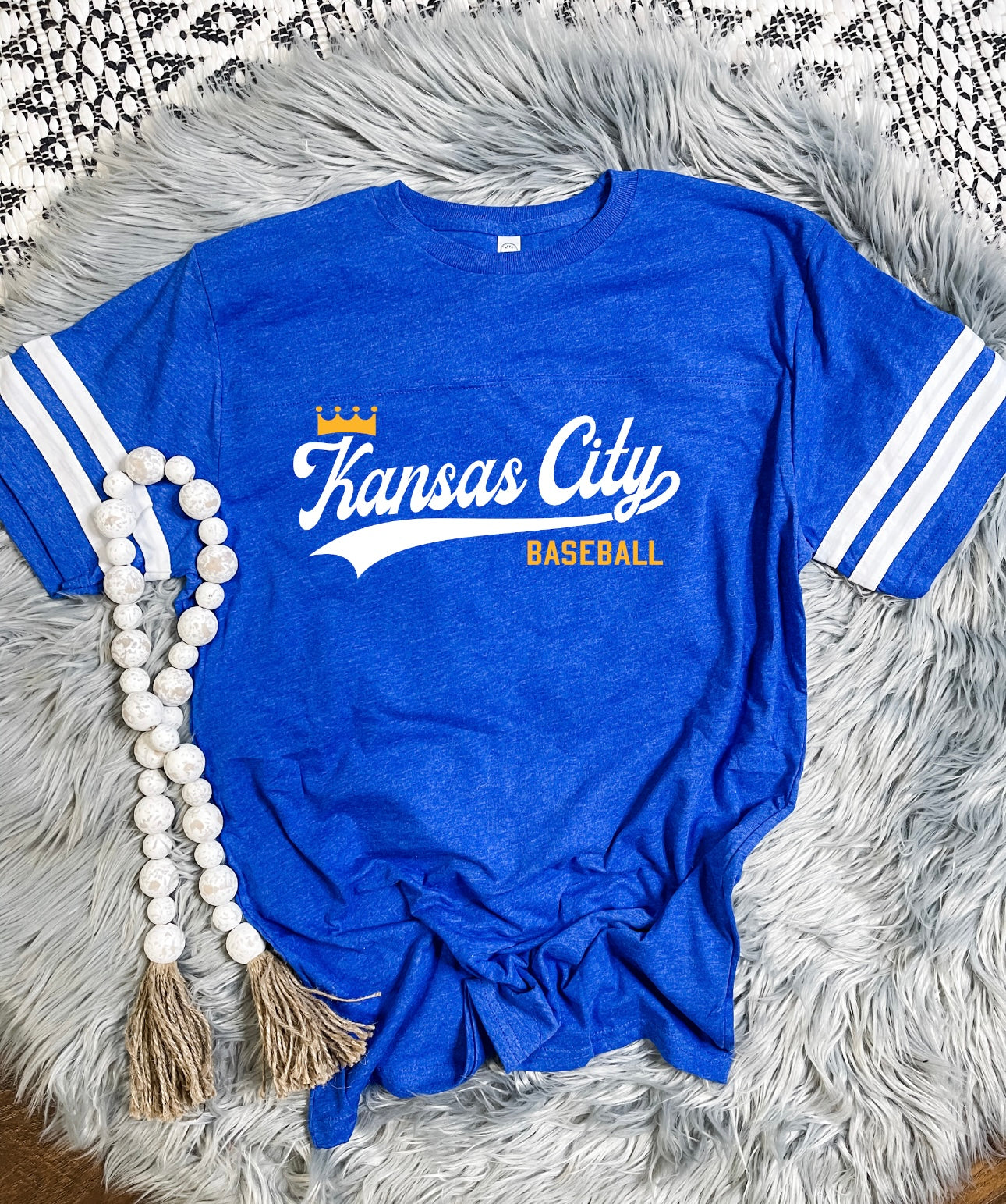 Kansas City Baseball Crown Royal Blue LAT