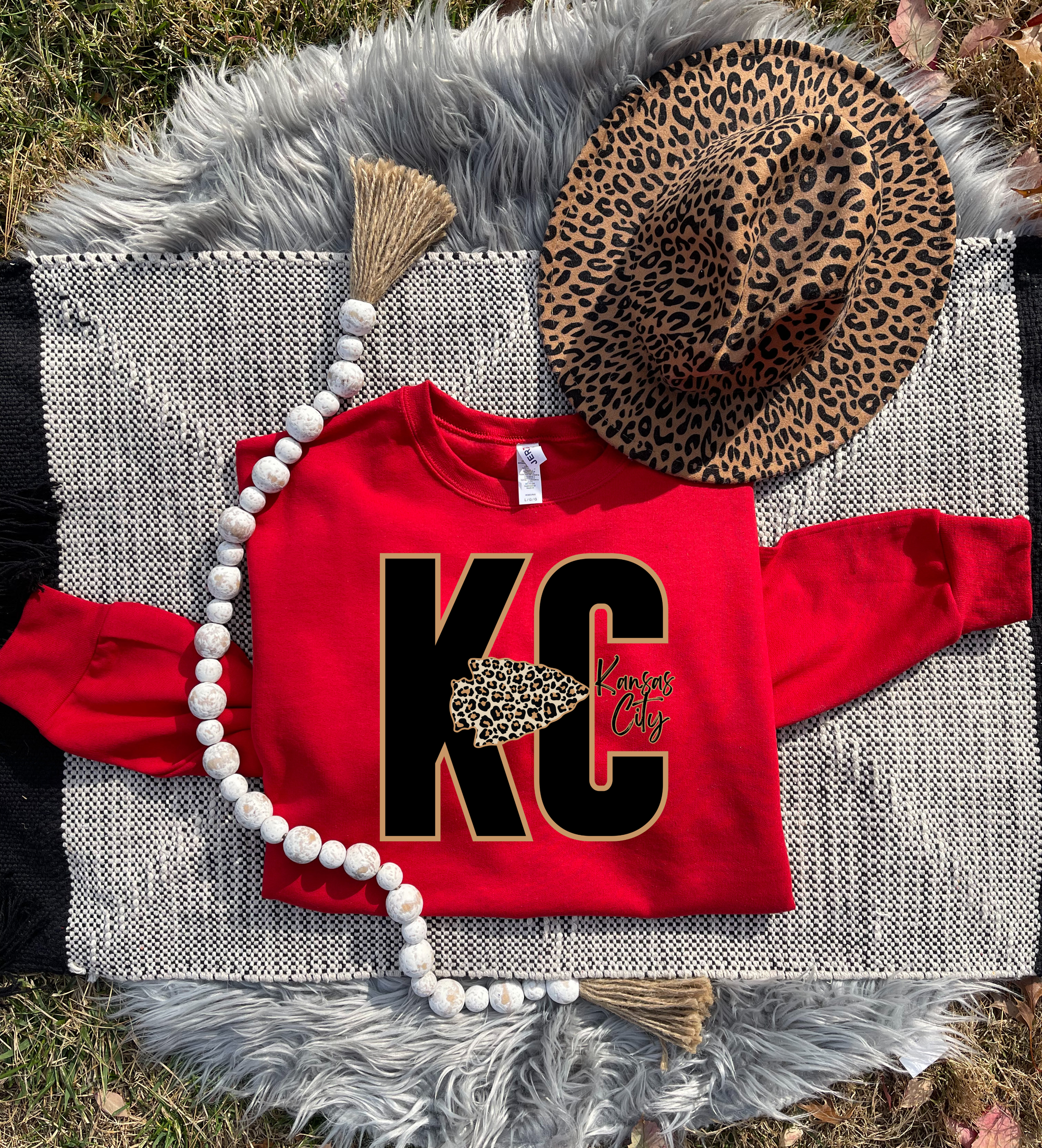 Neutral KC Kansas City Red Sweatshirt