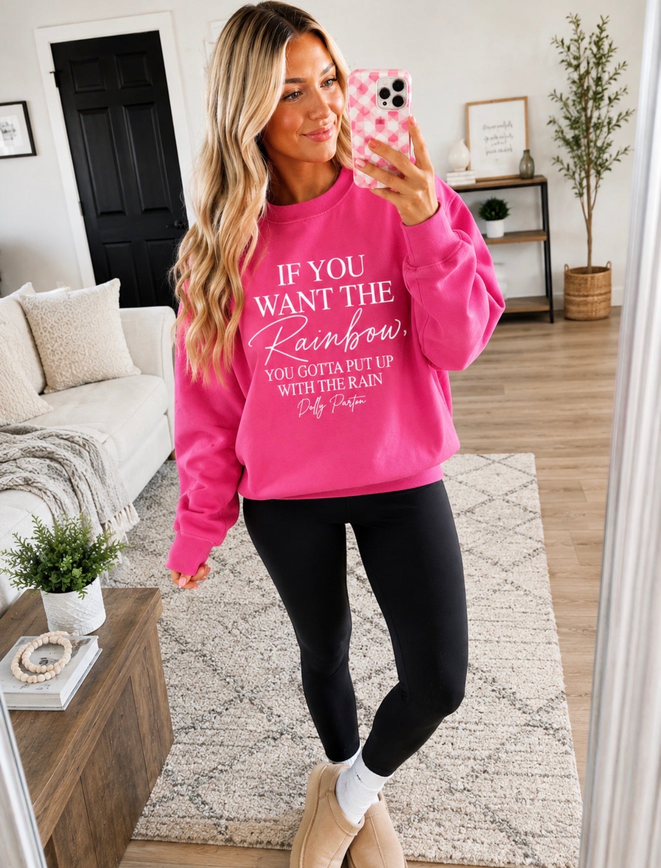 If You Want The Rainbow, You Gotta Put Up With the Rain Heliconia Sweatshirt