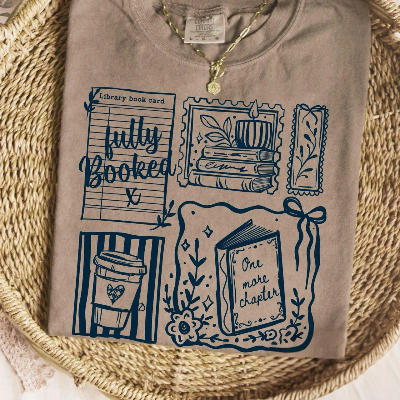 Black Ink Fully Booked Espresso Tee
