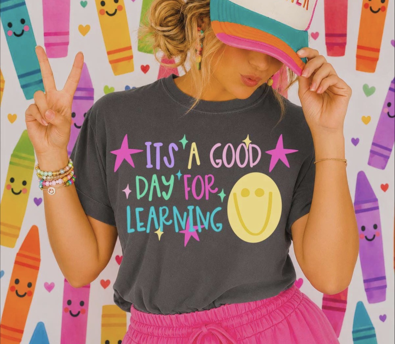**BACK TO SCHOOL** It’s A Good Day For Learning Pepper Tee