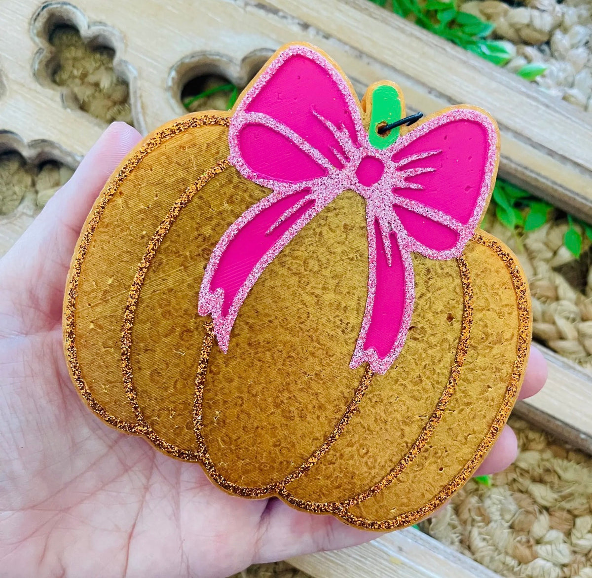 Pumpkin Bow Freshie