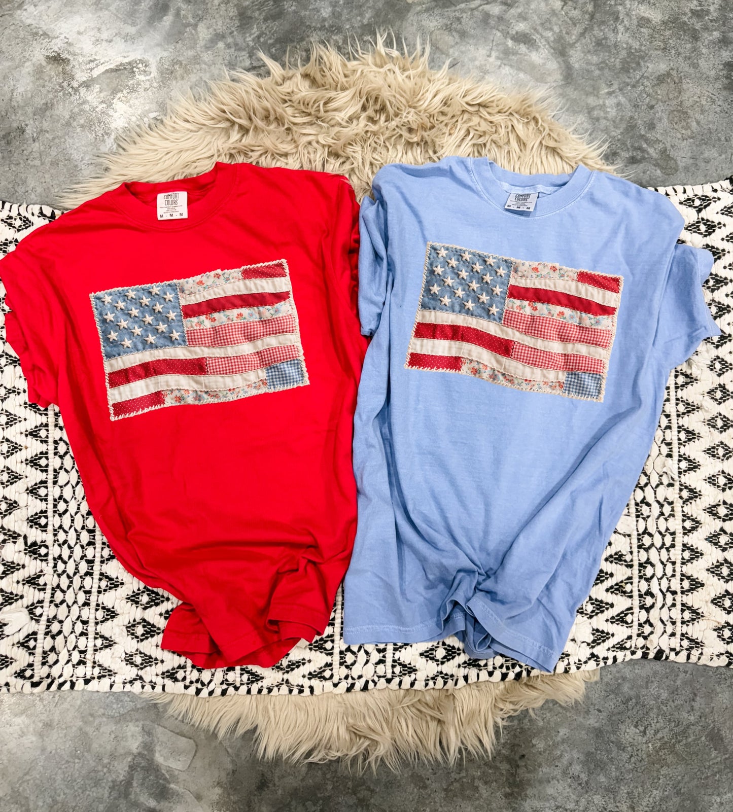 Patchwork Flag Color Option Tee