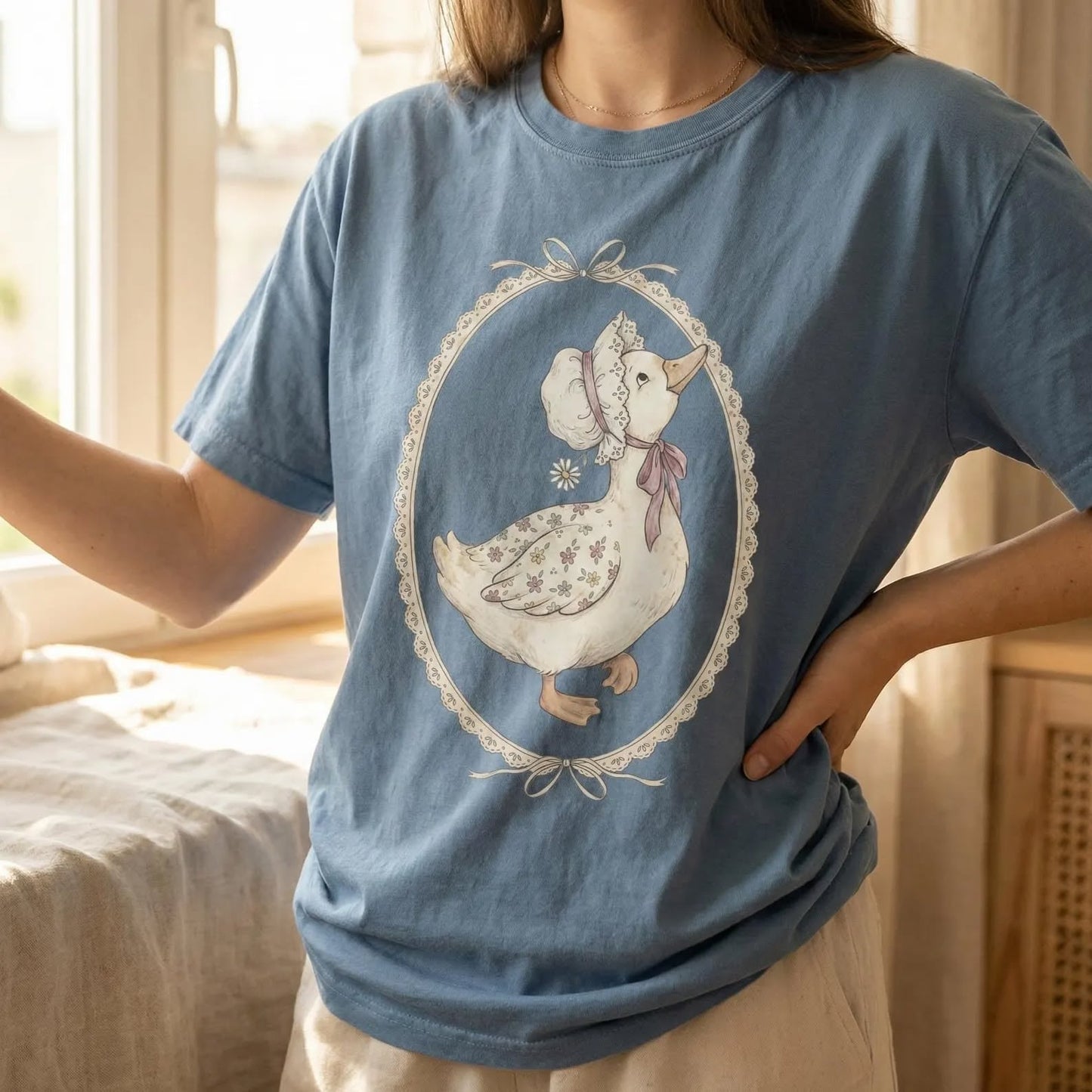Bonnet Goose Blue Jean Tee