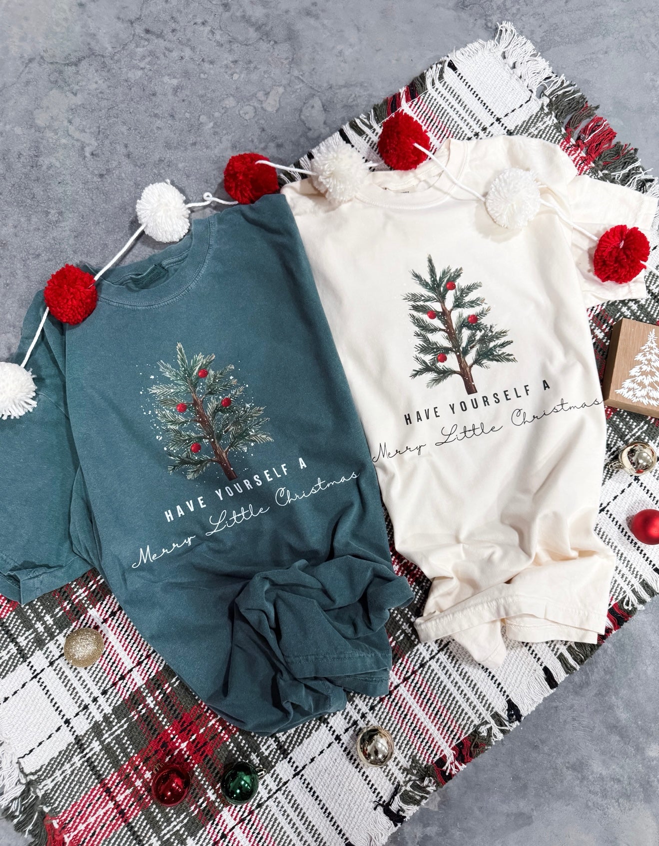 **CHRISTMAS IN JULY** Have Yourself A Merry Little Christmas Option Short Sleeve T-Shirt