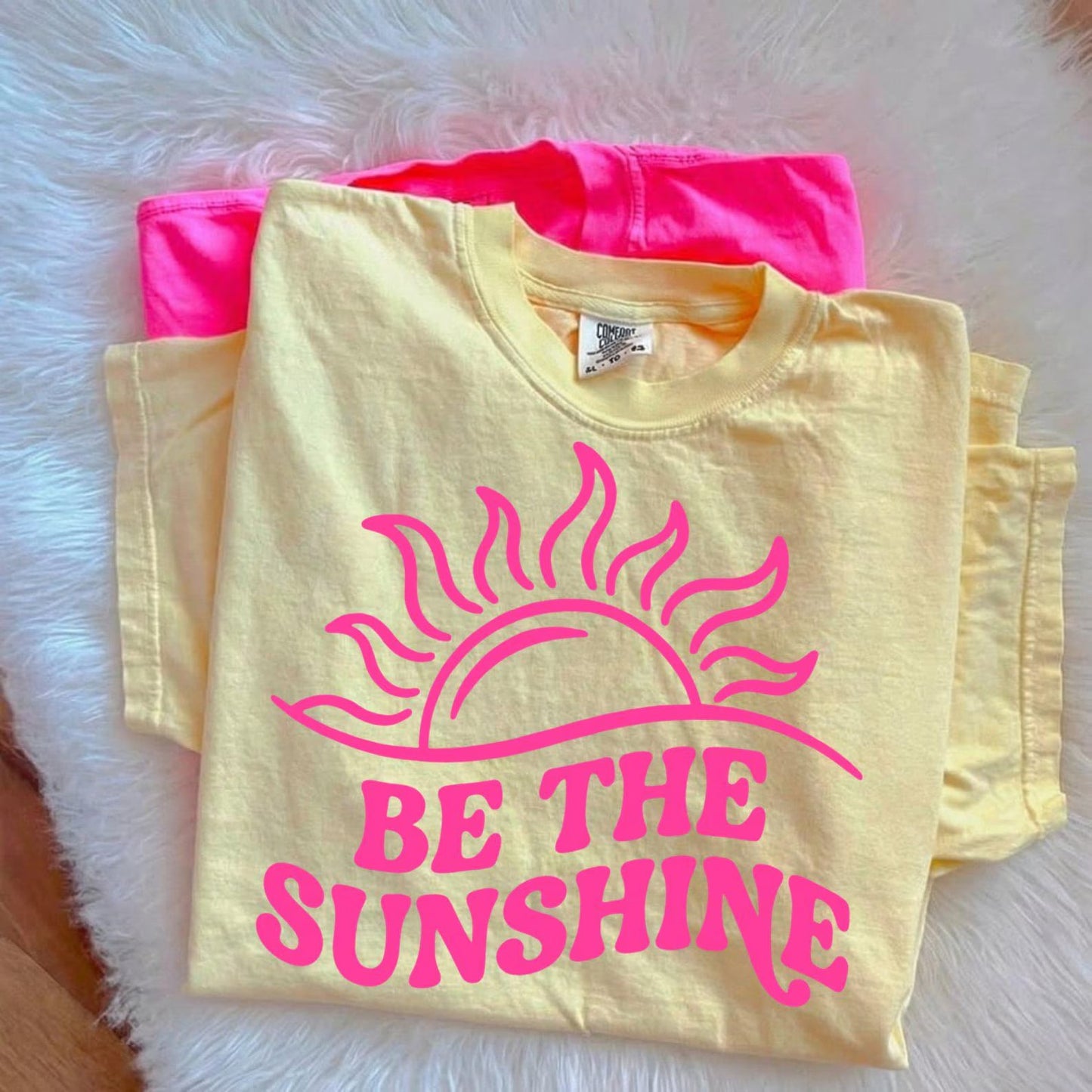 Pink Be The Sunshine Banana Tee