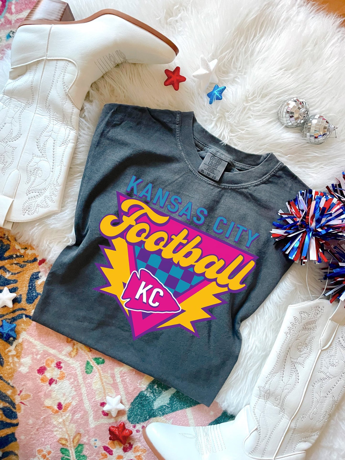 90’s Kansas City Football Retro Pepper Tee