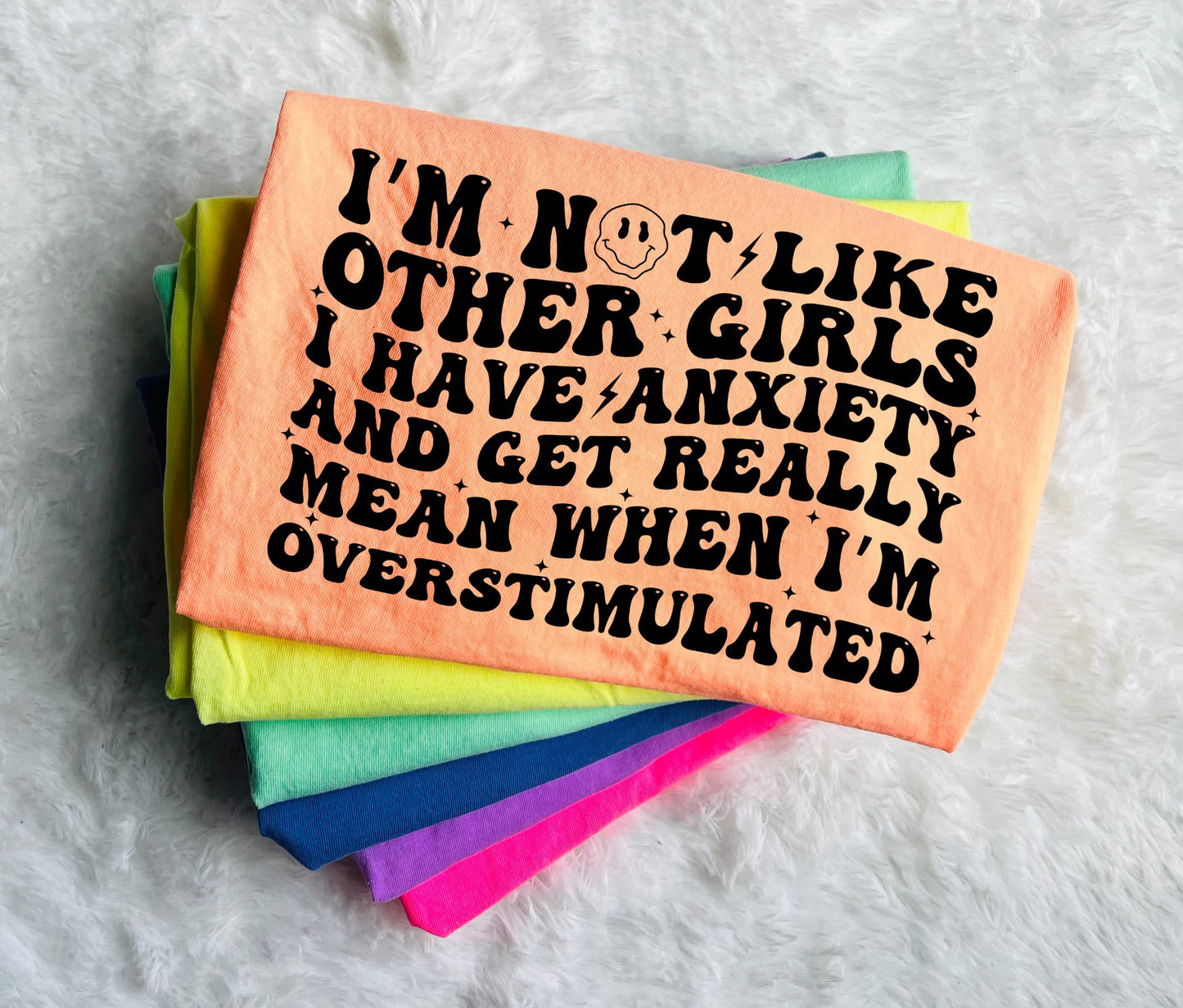 Black Ink I'm Not Like Other Girls Options