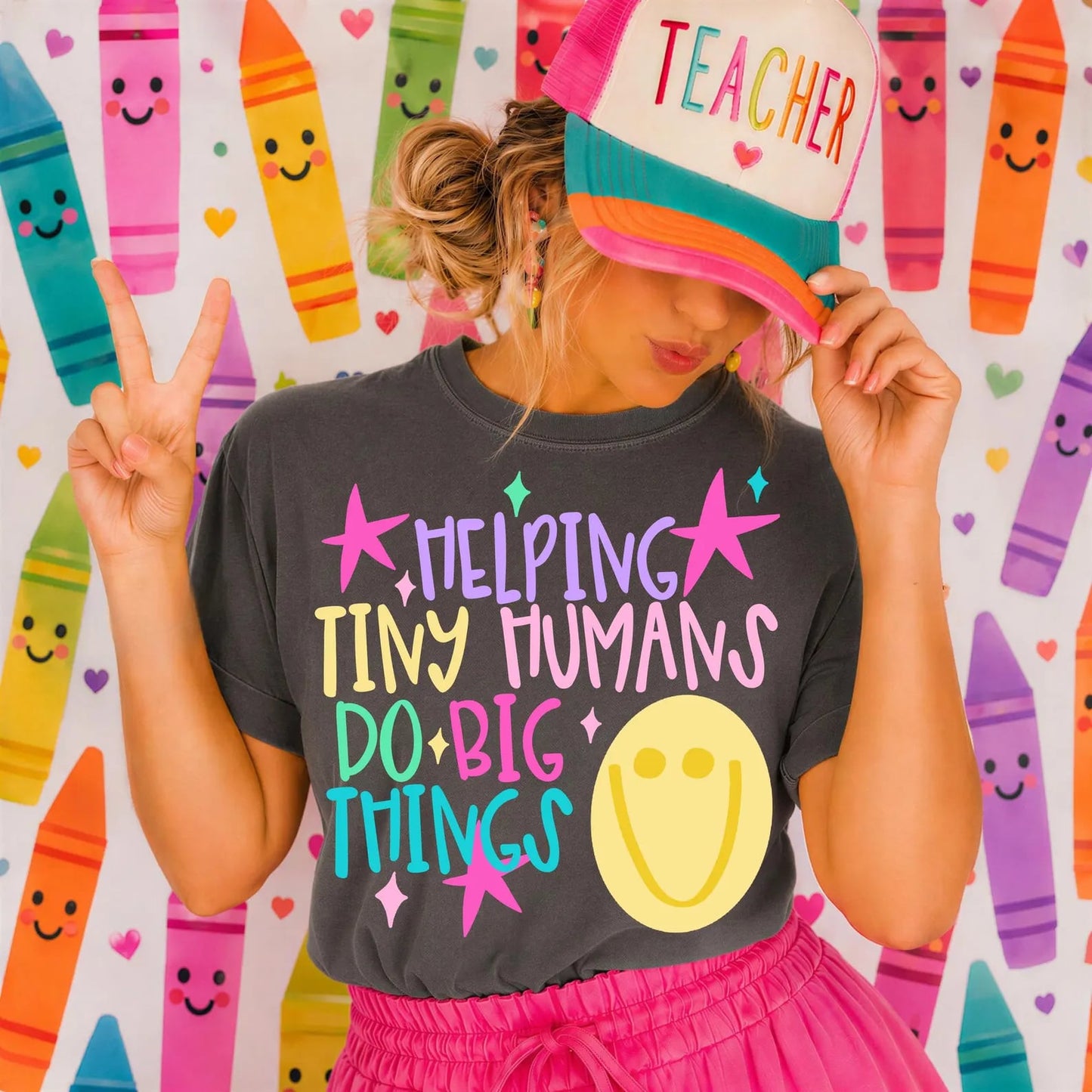 Helping Tiny Humans Do Big Things Pepper Tee
