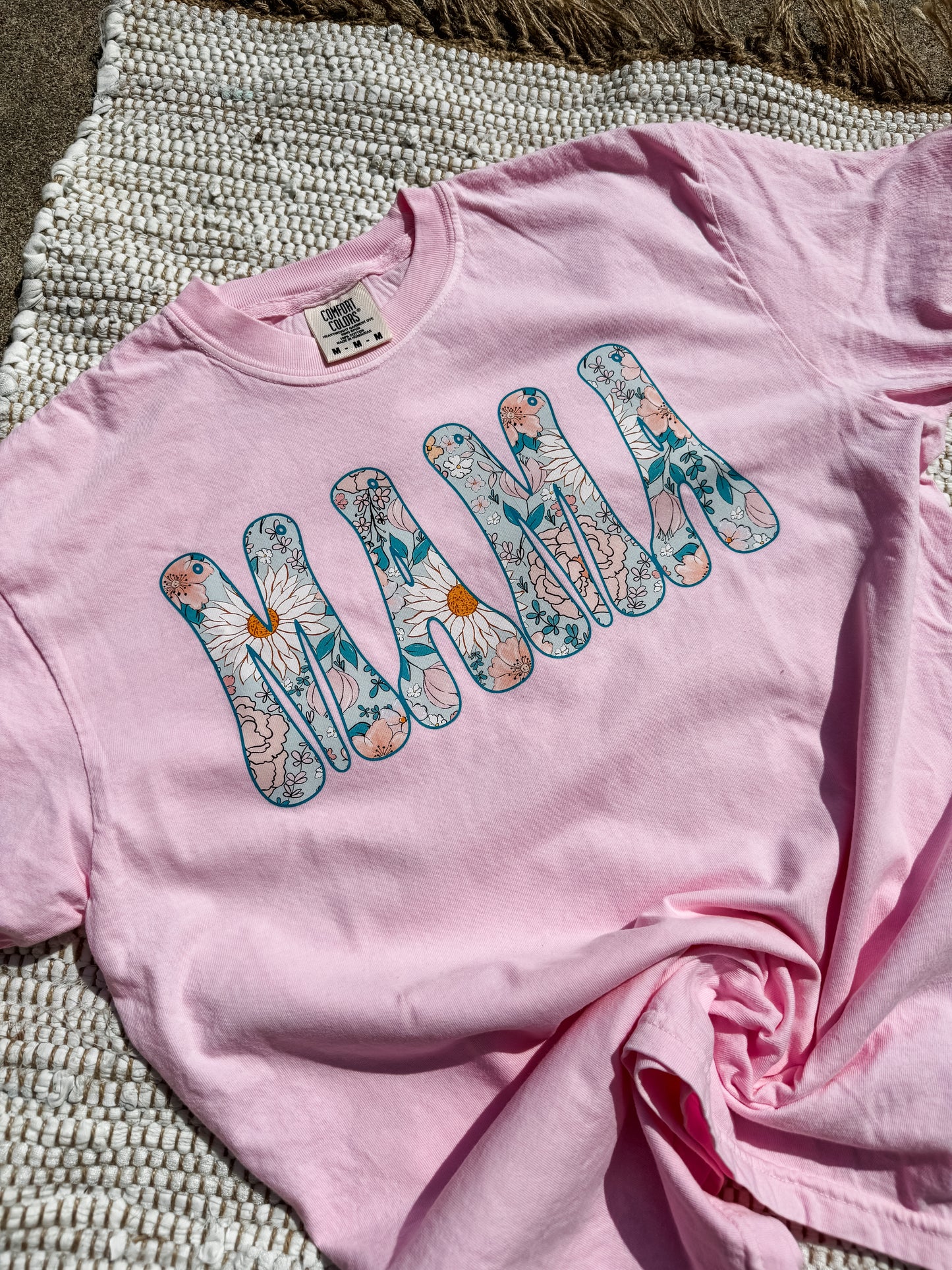 Mint Daisey Mama Blossom Tee