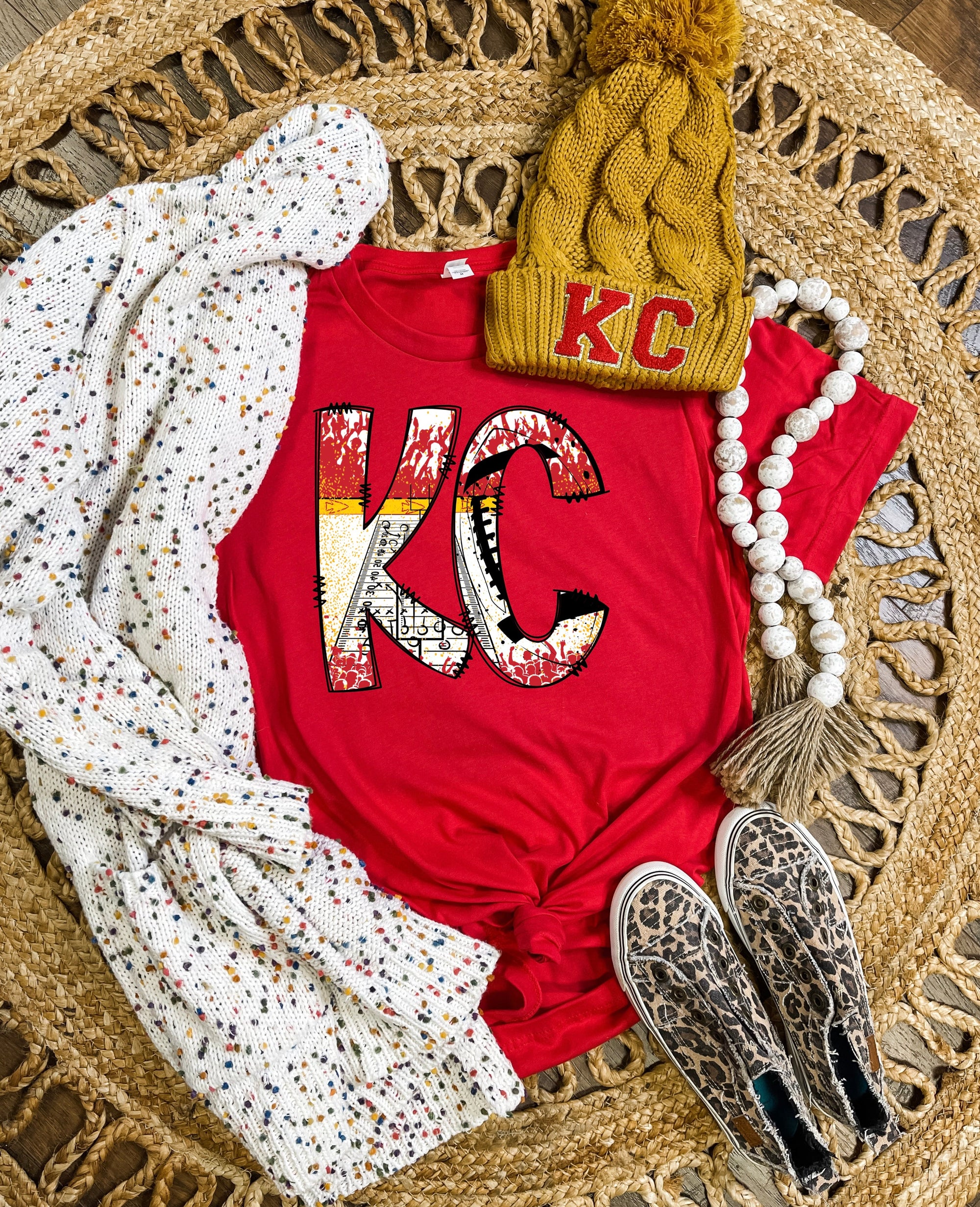 KC Collage Red Tee