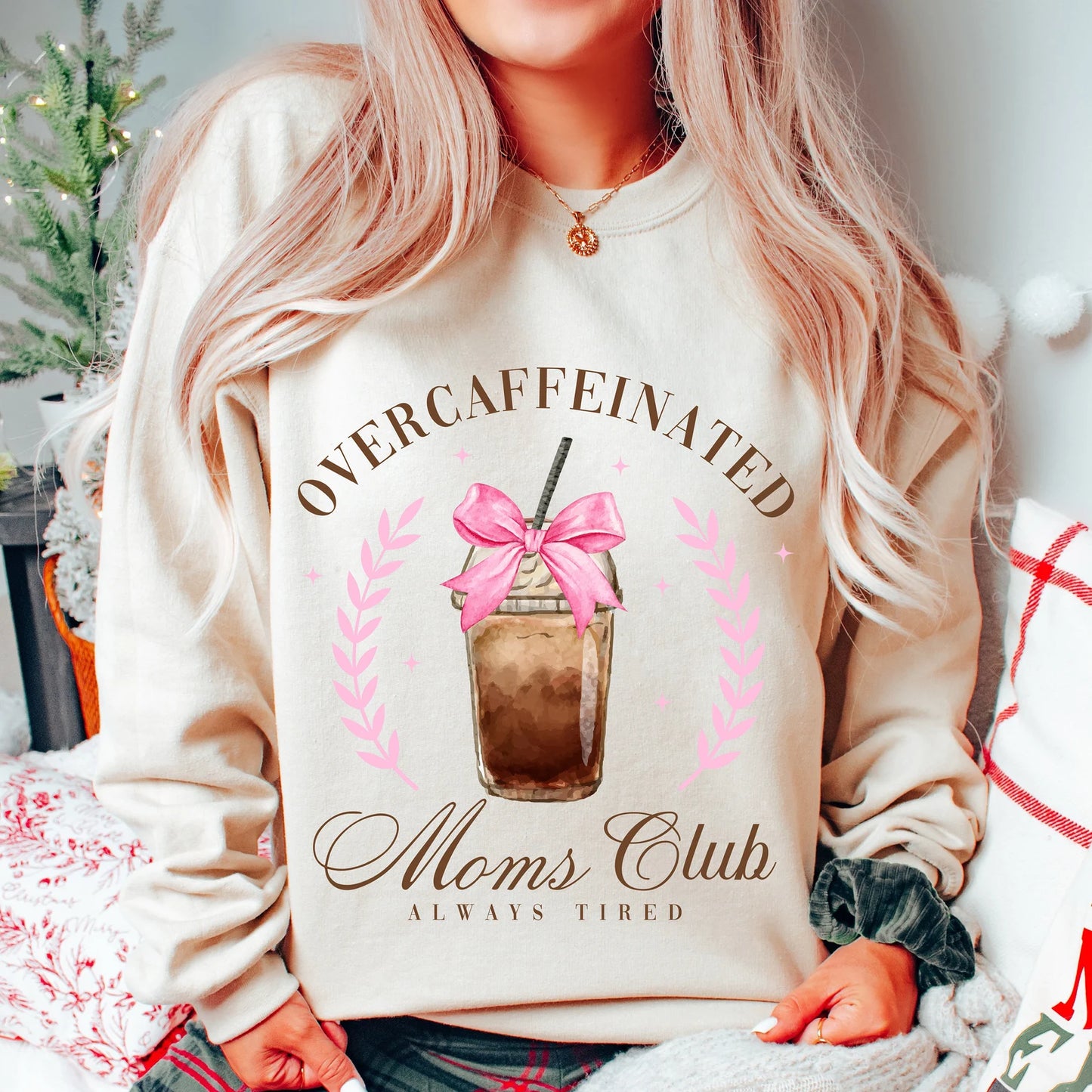 Over Caffeinated Moms Club Sand Option
