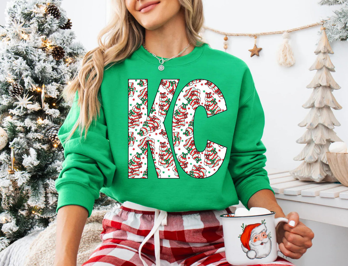 **HALFTIME DEAL** Multi KC Cake Treats Irish Green Sweatshirt