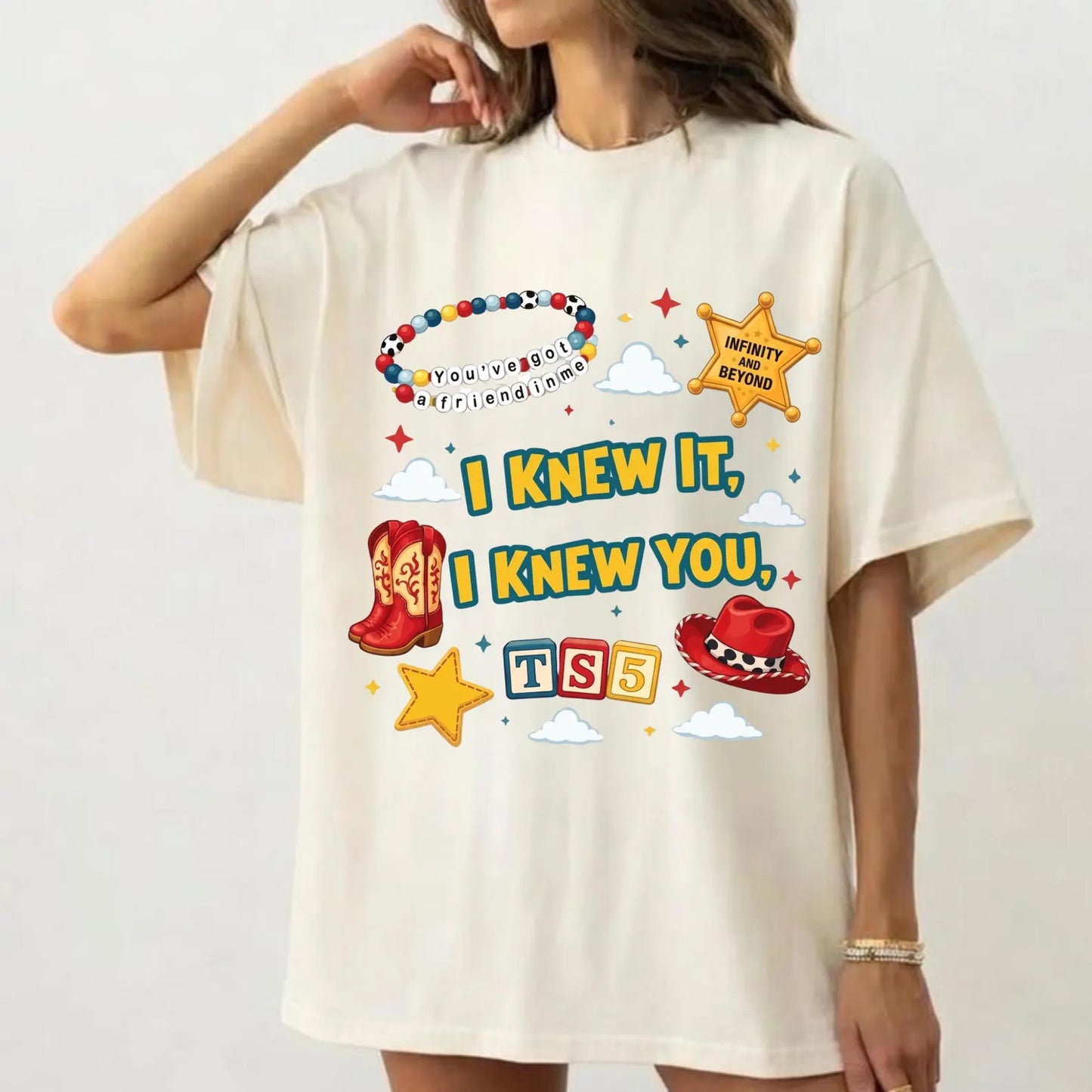 Western I Knew It I Knew You Ivory Tee