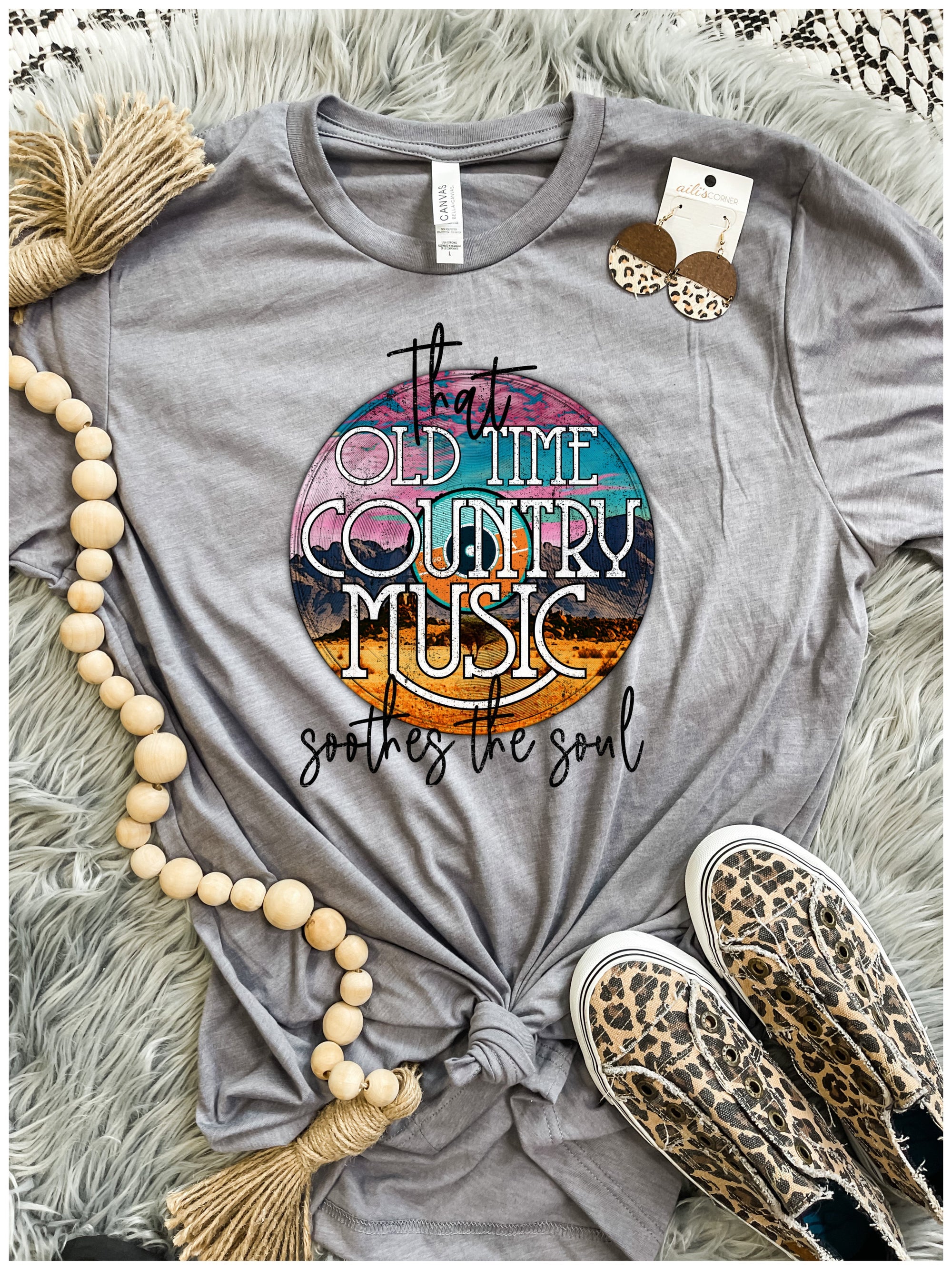 That Old Time Country Music Soothes The Soul Heather Storm Tee