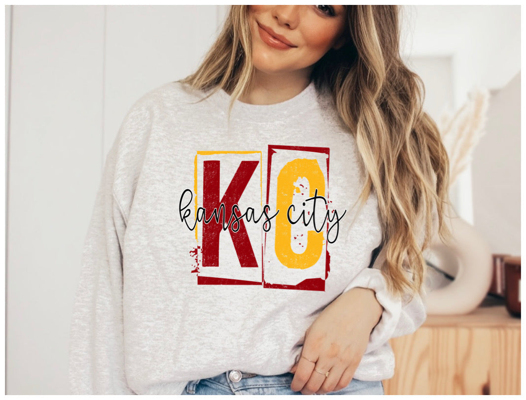 KC Block Kansas City Ash Sweatshirt