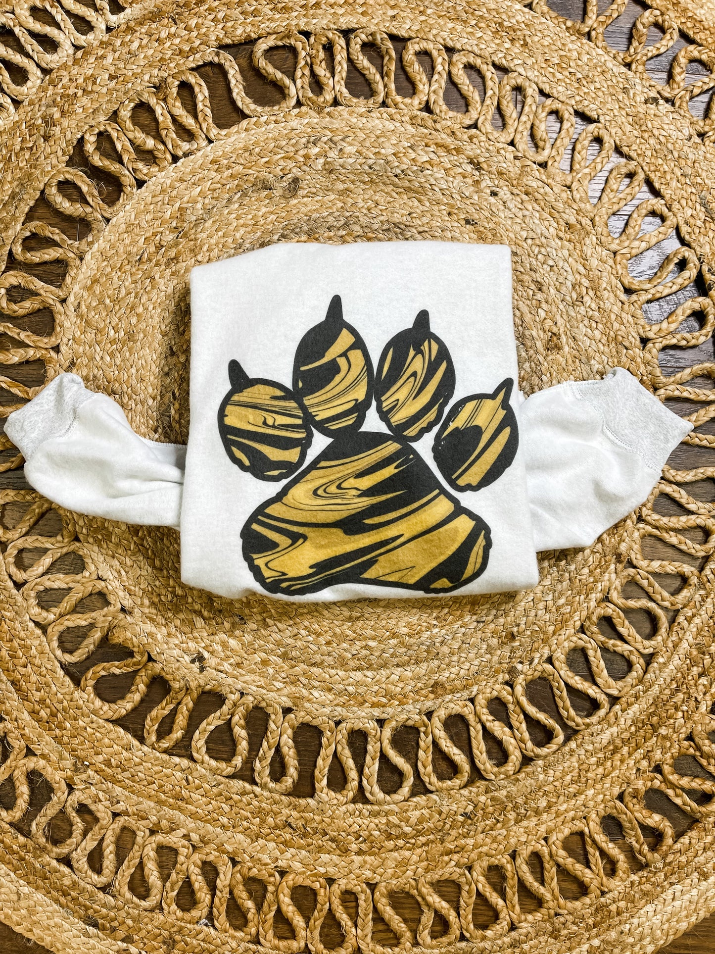 Vintage Tiger Paw Inverted Sweatshirt