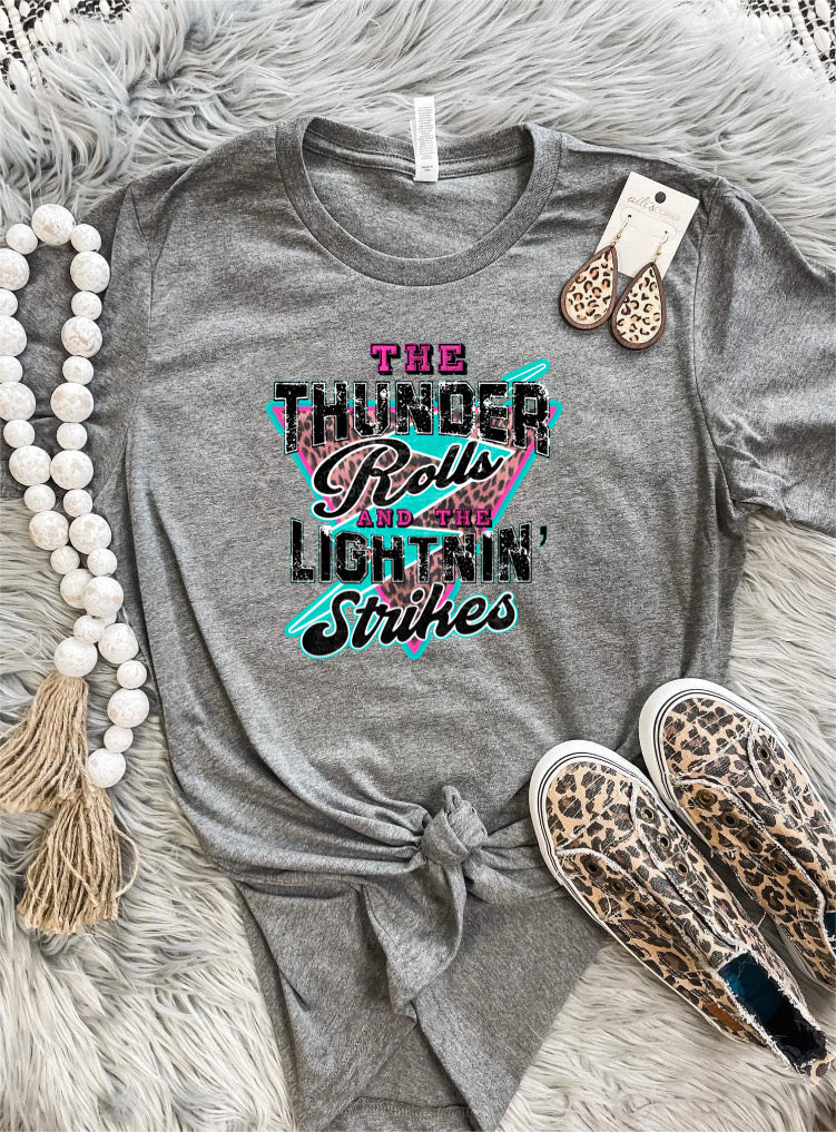 The Thunder Rolls Charcoal Tee
