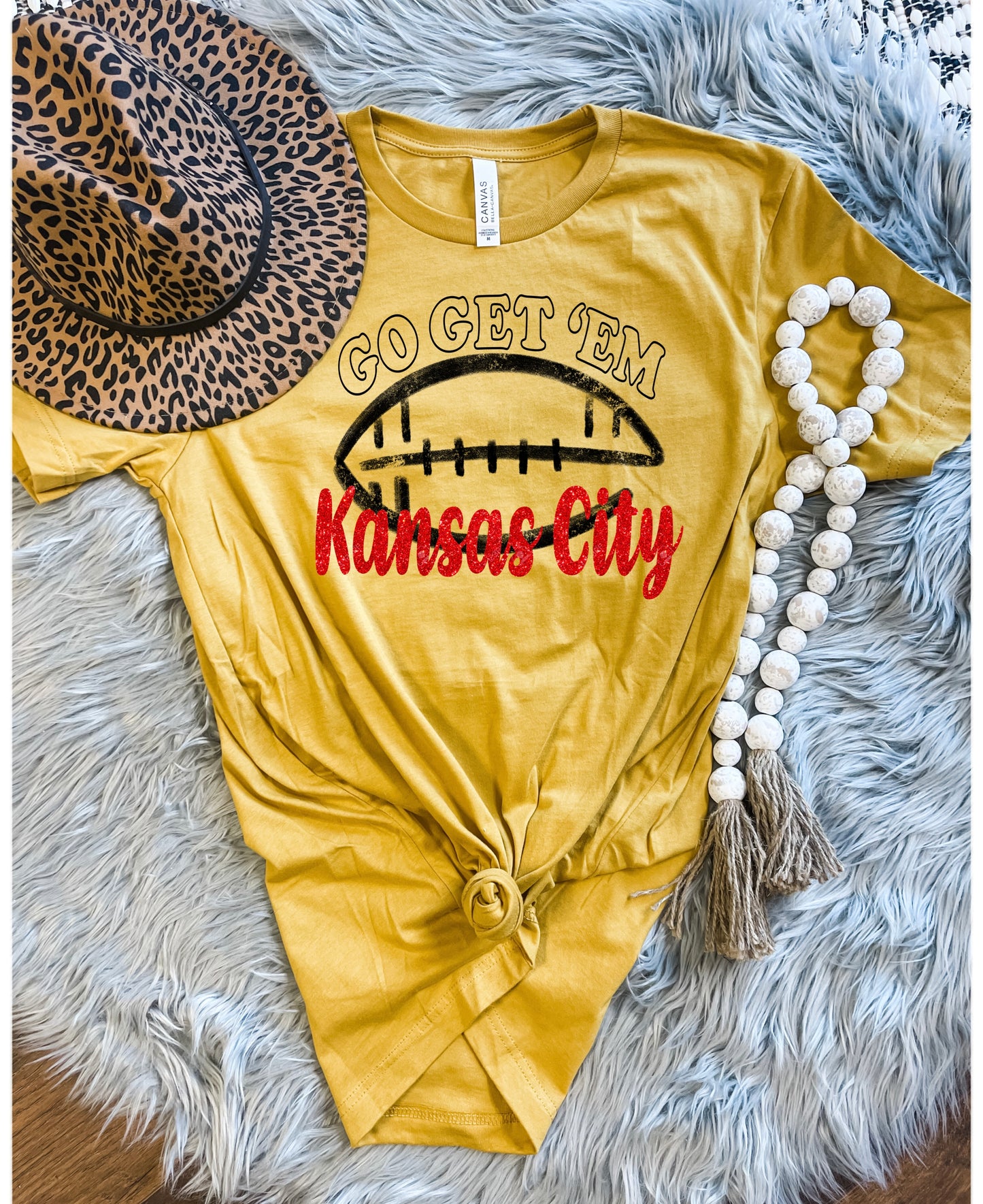 Go Get Em Kansas City Mustard Tee