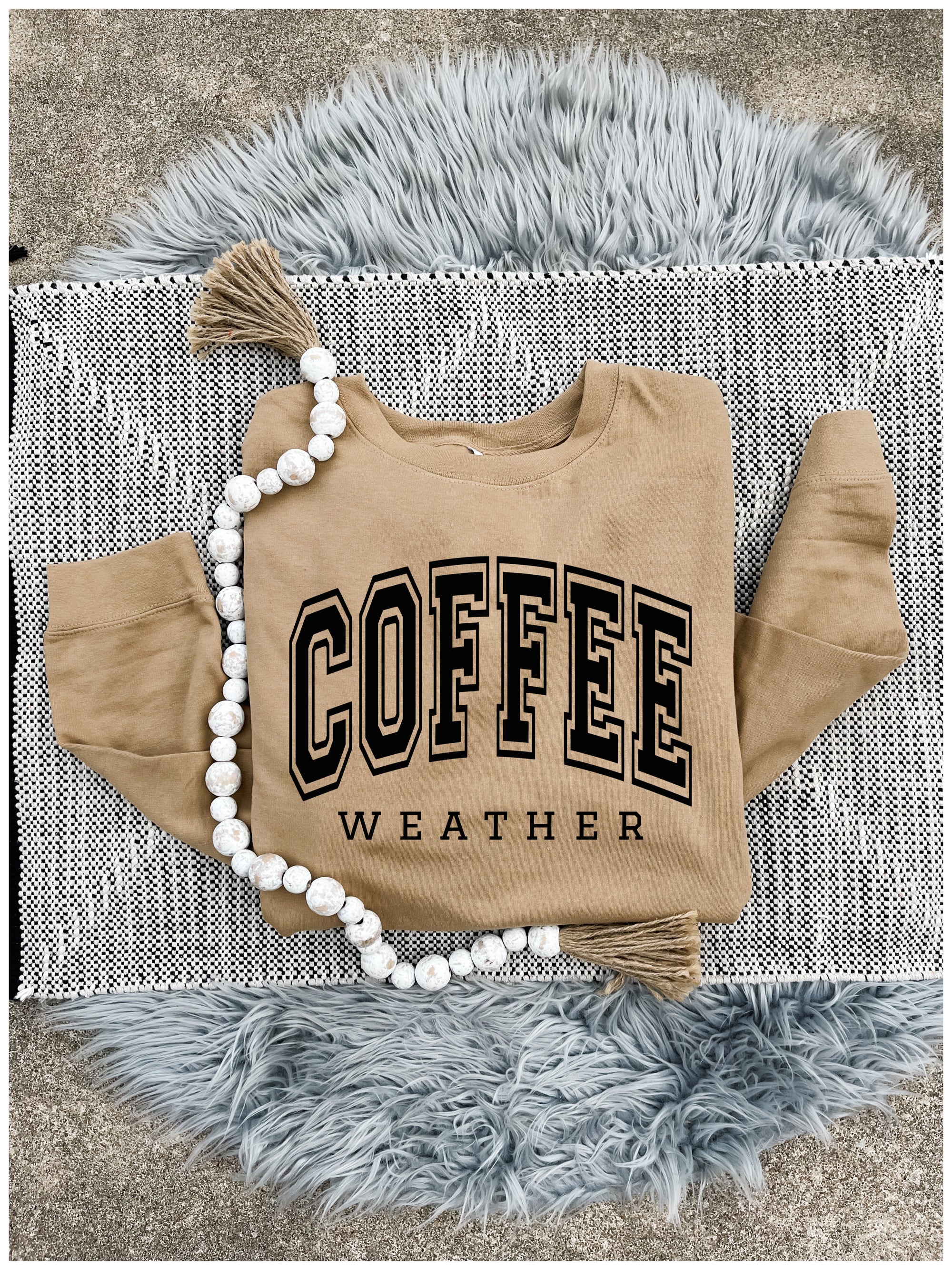Coffee Weather Sand Sweatshirt