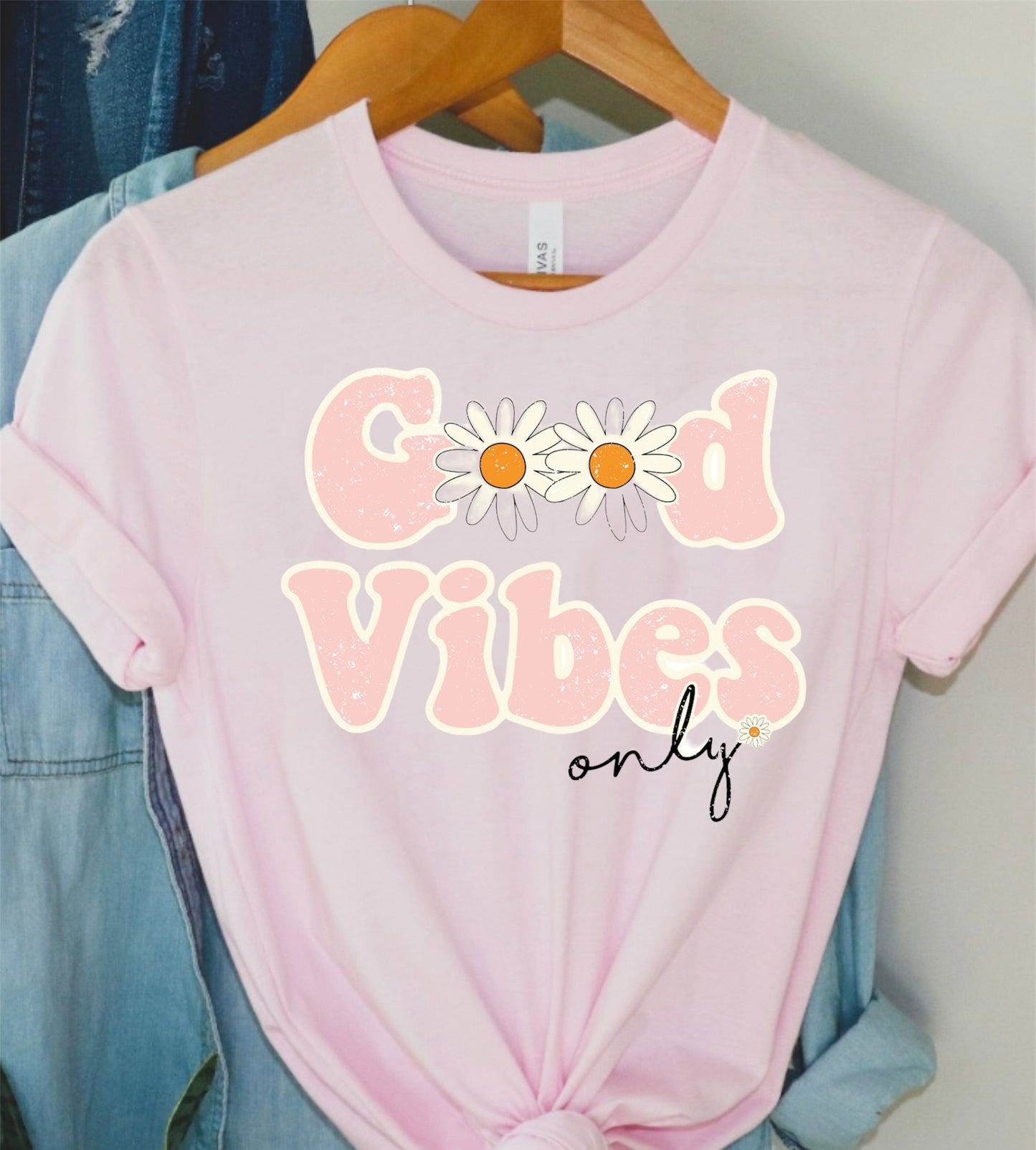 Good Vibes Pink Tee