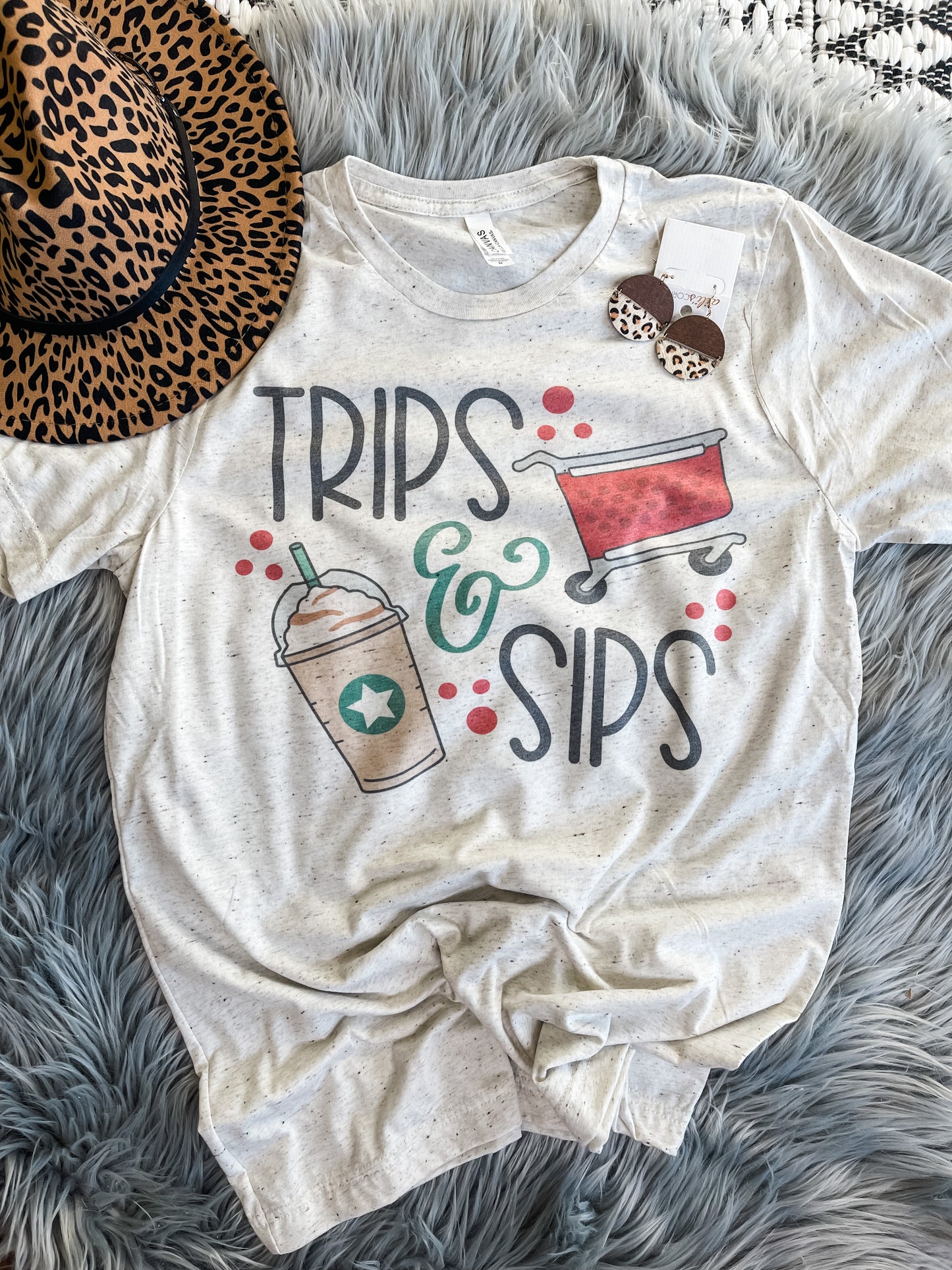Trips & Sips Oatmeal Bella Tee