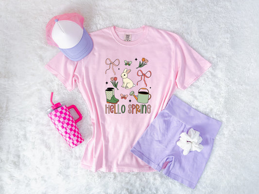 Hello Spring Collage Blossom Tee