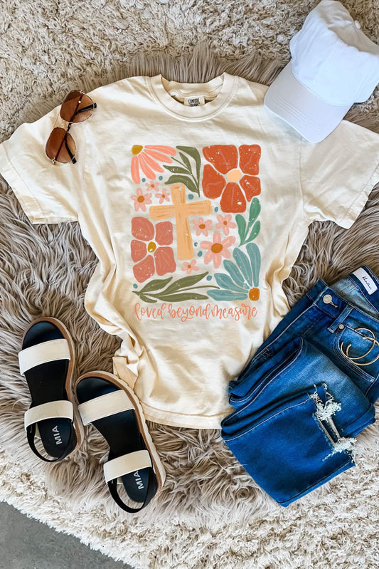 Loved Beyond Measure Ivory Tee