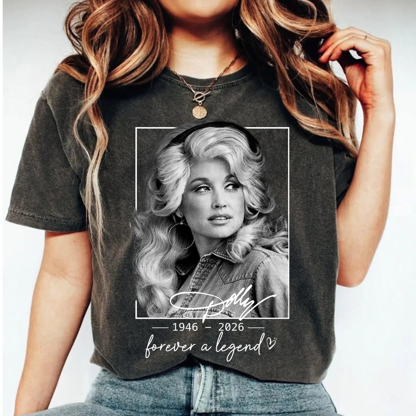Forever A Legend Heart Pepper Tee